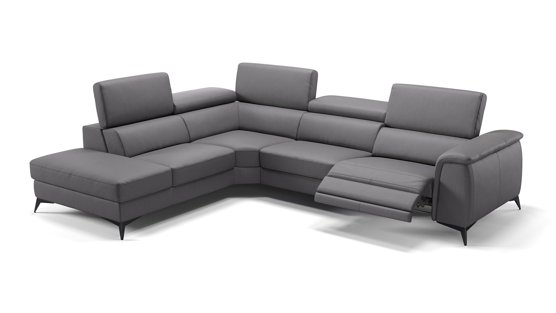 Sofanella Wohnlandschaft Leder LIVORNO, Wohnlandschaft, Ecksofa, Sofalandschaft, XXL Sofa, Leder Sofas