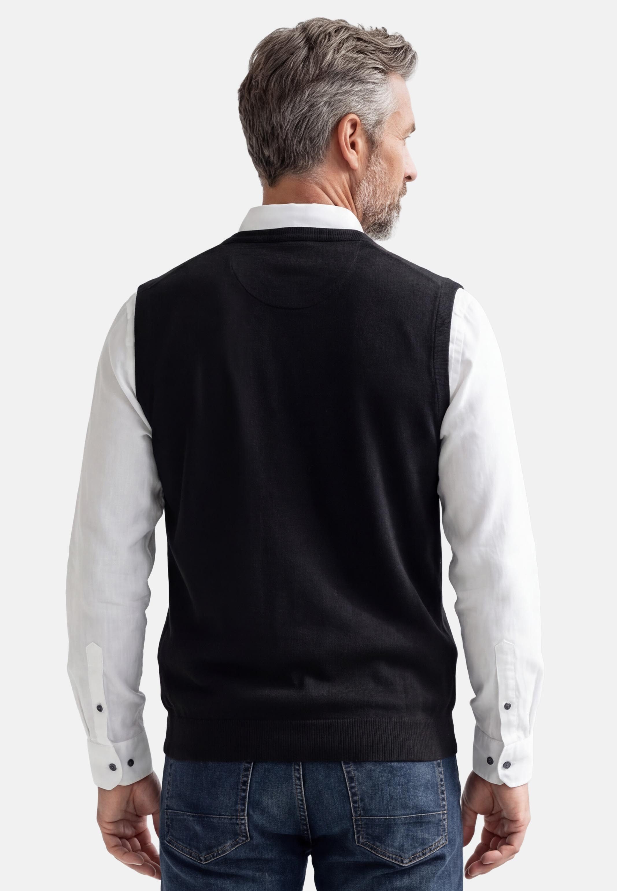 Redmond Pullunder Basic (1-tlg) Pullunder - Baumwolle - Atmungsaktiv - Weicher Feinstrick