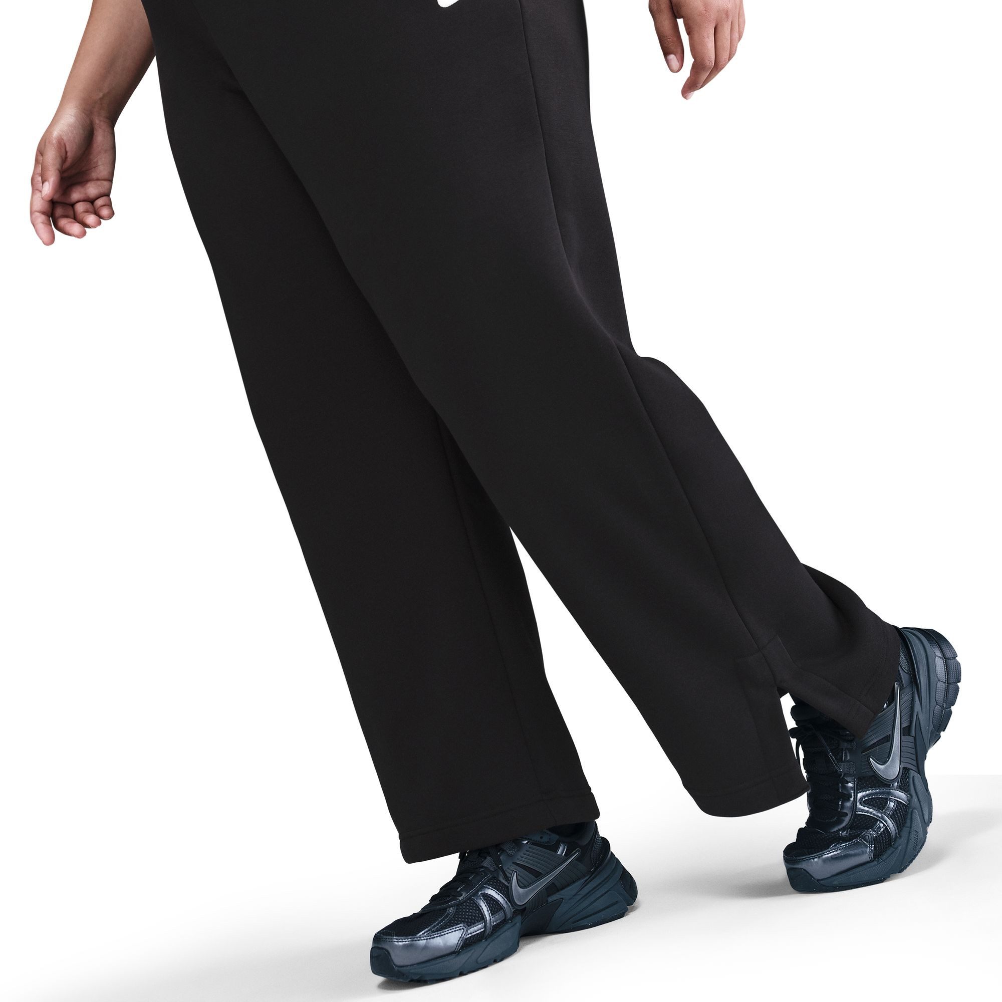 Nike Sportswear Sporthose W NSW PHNX FLC HR PANT WIDE 2 für Erwachsene, sportlicher Stil, bequeme Passform