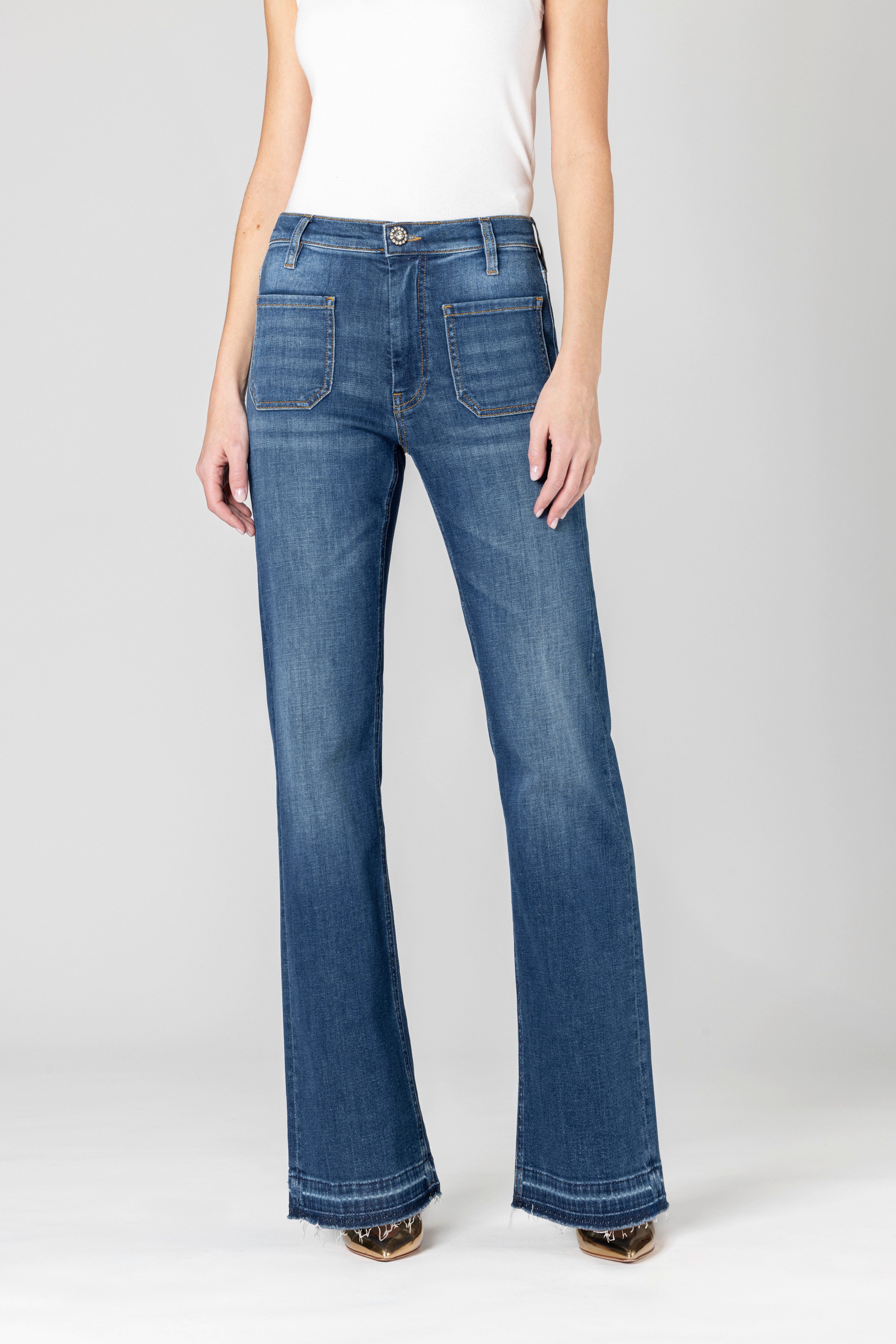 Joop Jeans Bootcut-Jeans Ella-OH mit zwei günstig online kaufen