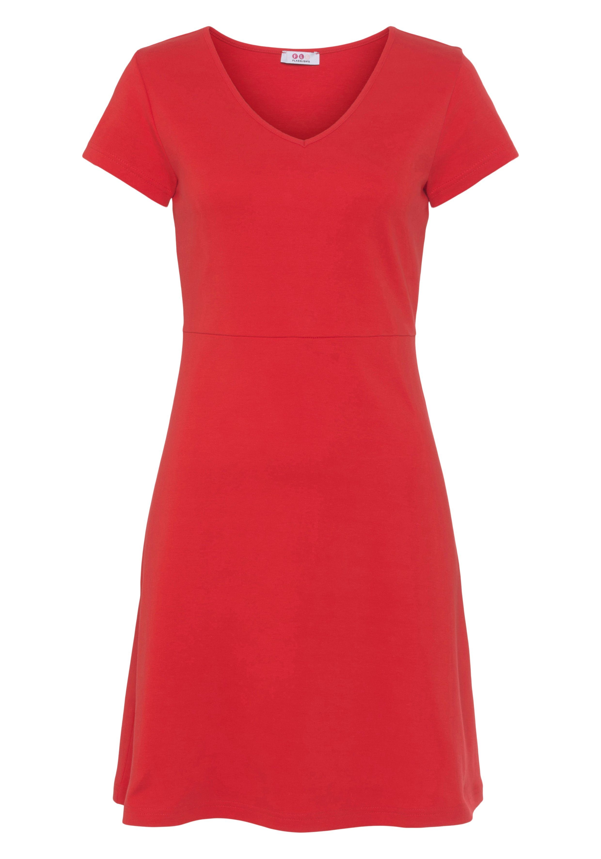 Sommerkleid aus Interlock-Stoff in 100% Baumwolle, auch in großen Größen