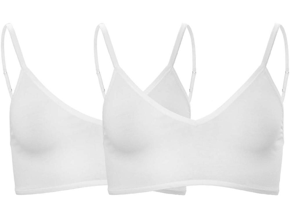 LIVING CRAFTS Bandeau-BH Living Crafts 2er-Pack Bio-Damen-Bustier 'TAMILLA'