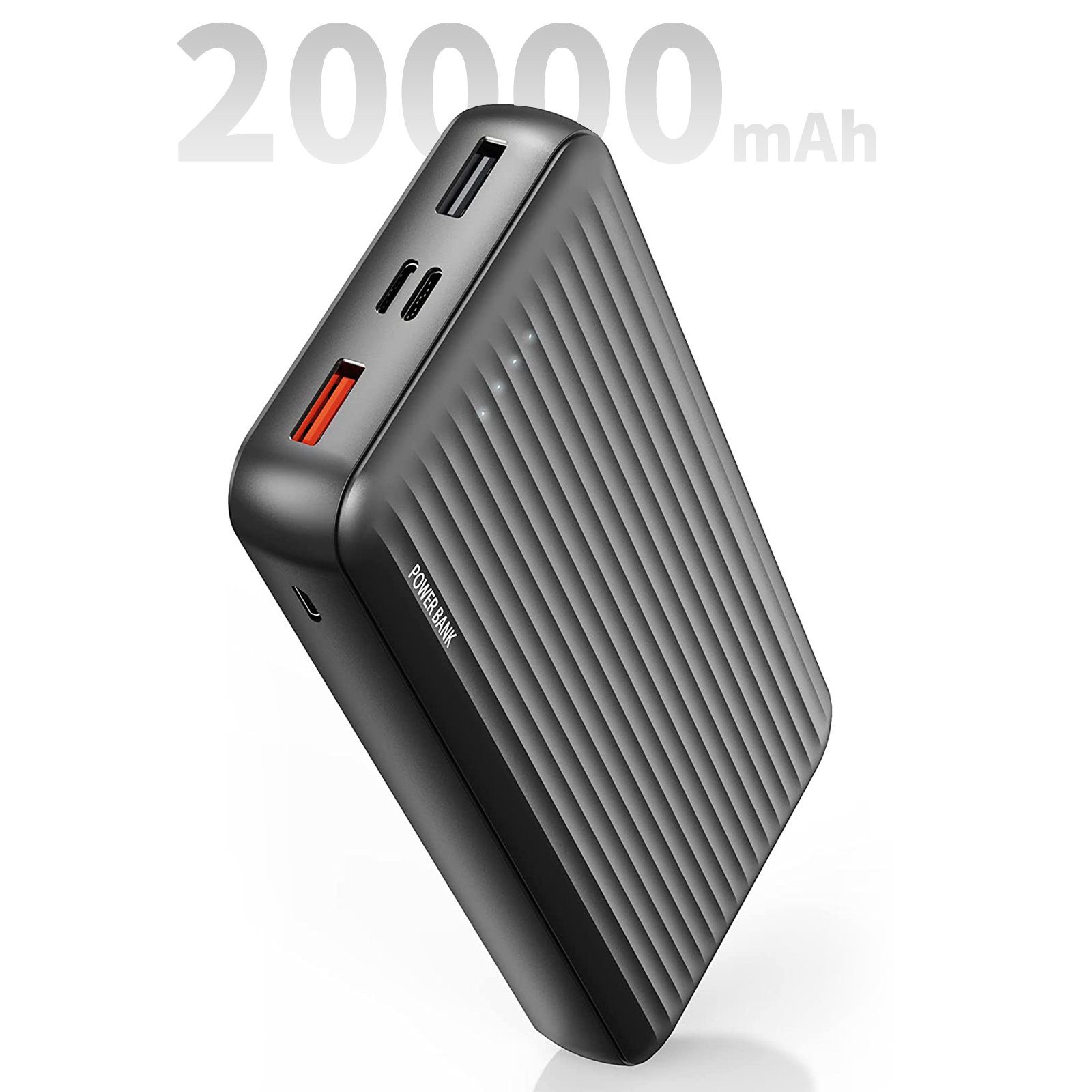 JOEAIS PowerBank 20000mAh Externe HandyAkkus Batterie USB C Type C Akku Powerbank, 22.5W Ladegerät Kompatibel