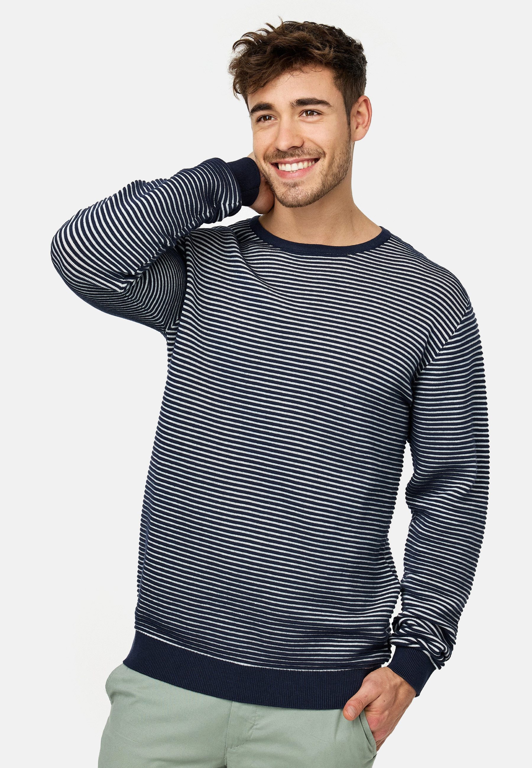Indicode Strickpullover Herren INManfred Pullover Herrenpullover günstig online kaufen