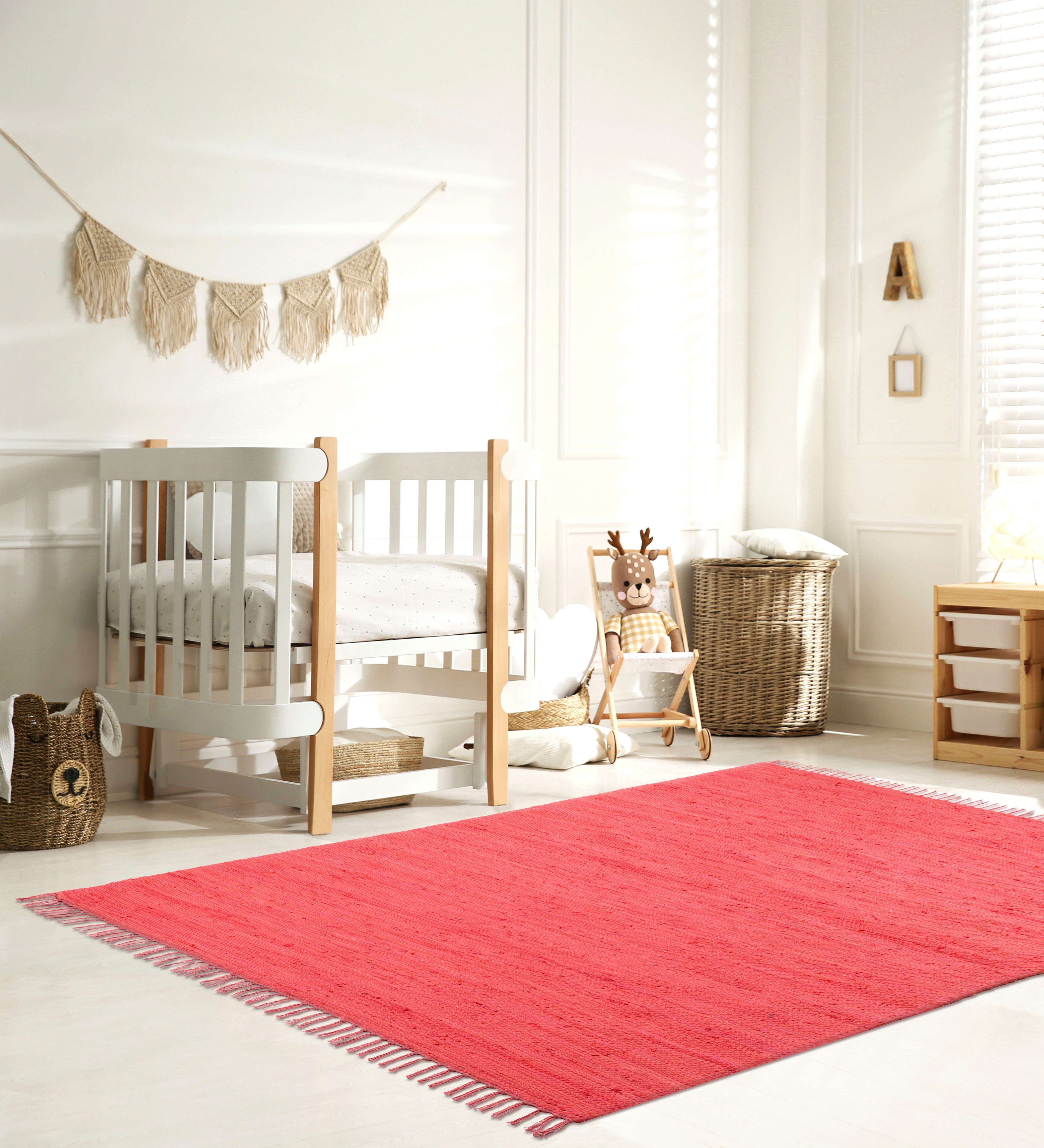 my home Kinderteppich Insa Fleckerl, rechteckig, günstig online kaufen