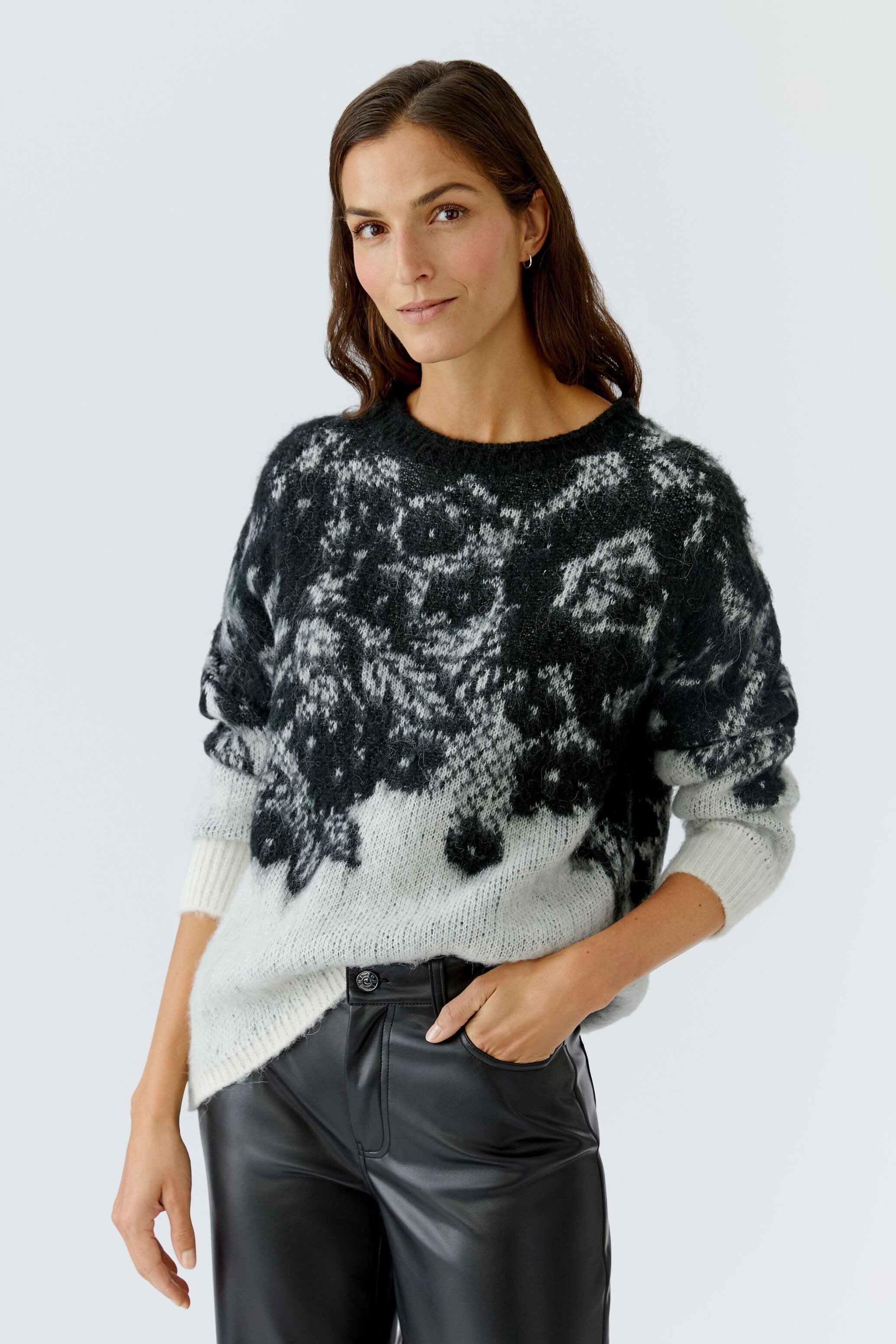 Oui Rundhalspullover Pullover günstig online kaufen