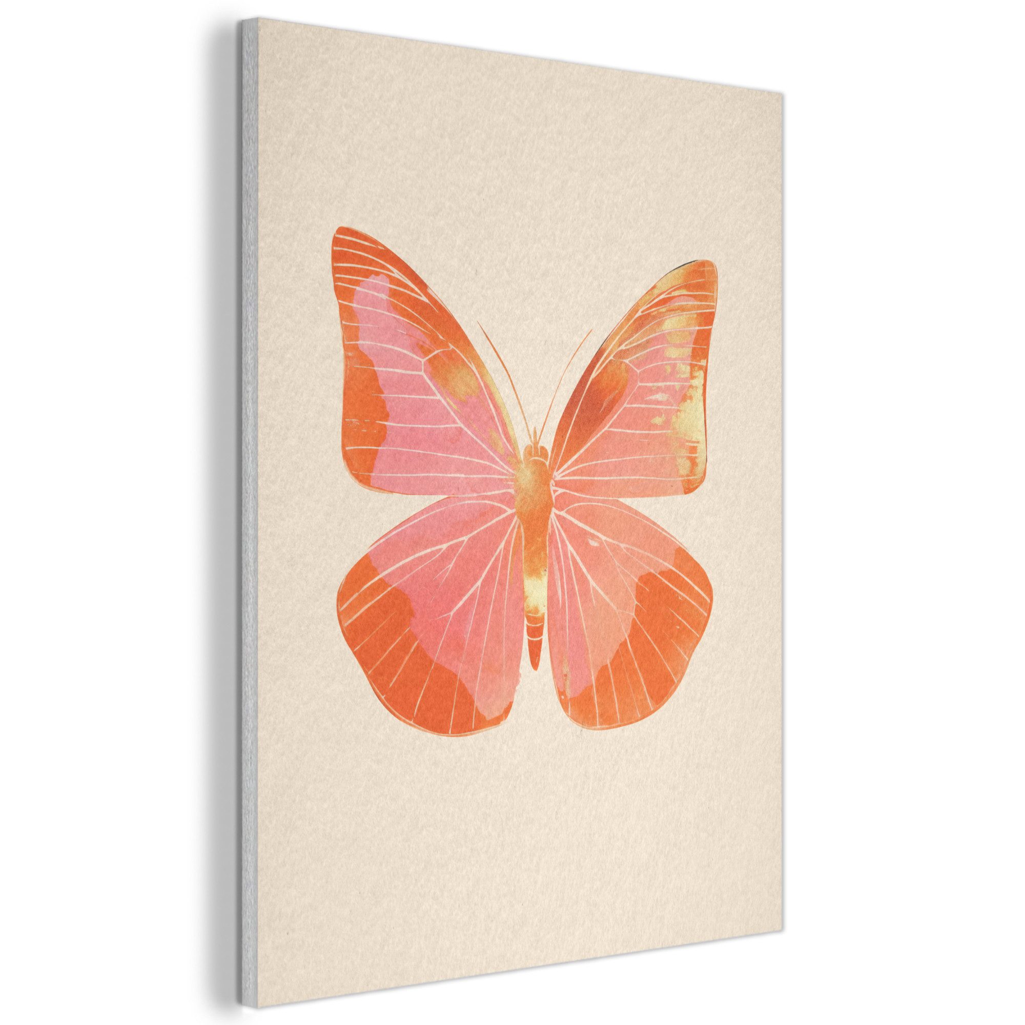 MuchoWow Gemälde Schmetterling - Minimalistisch - günstig online kaufen