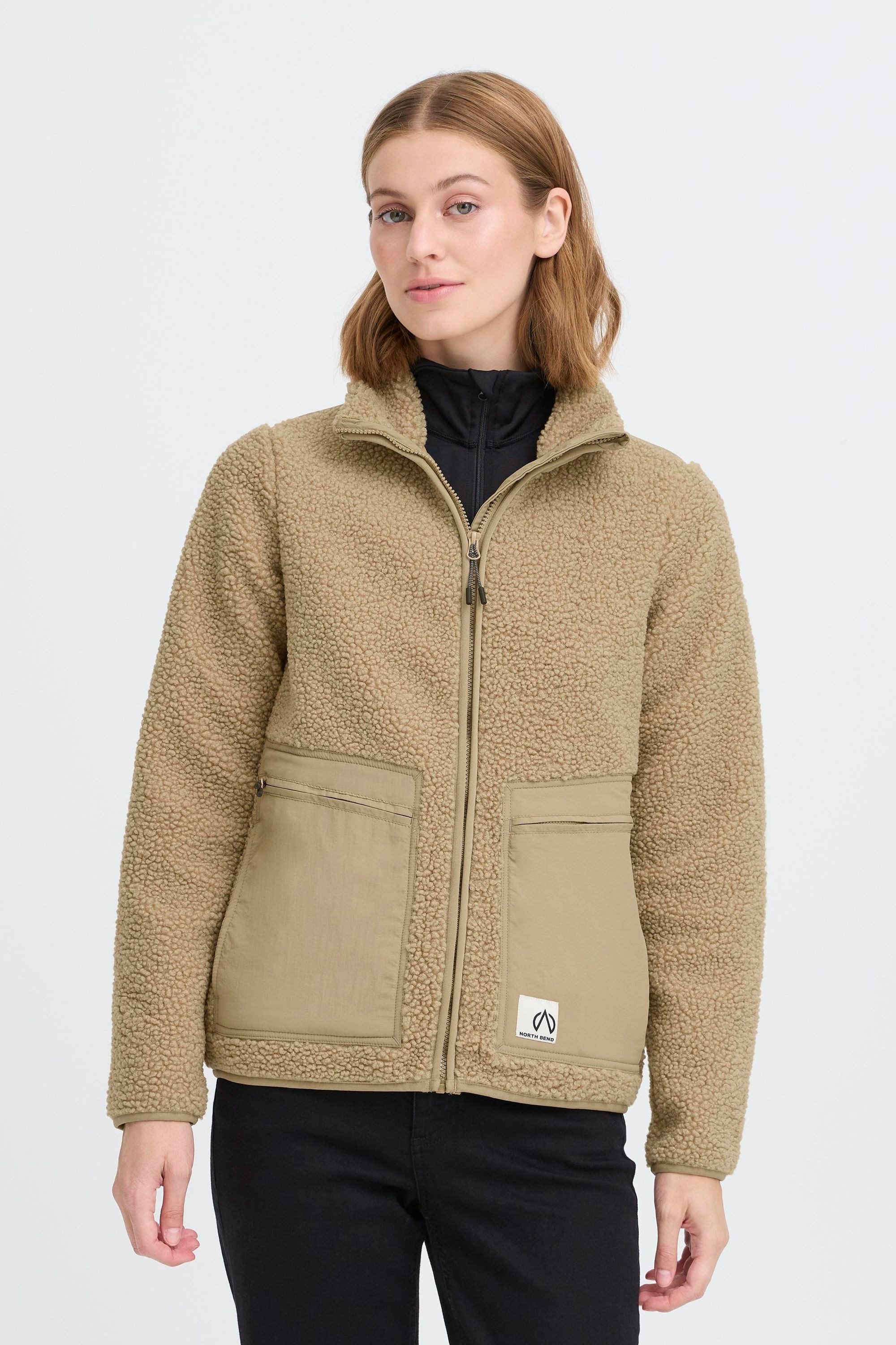 North Bend Plüschjacke NBGalonne W Teddy Jacket Modische Teddy-Jacke günstig online kaufen