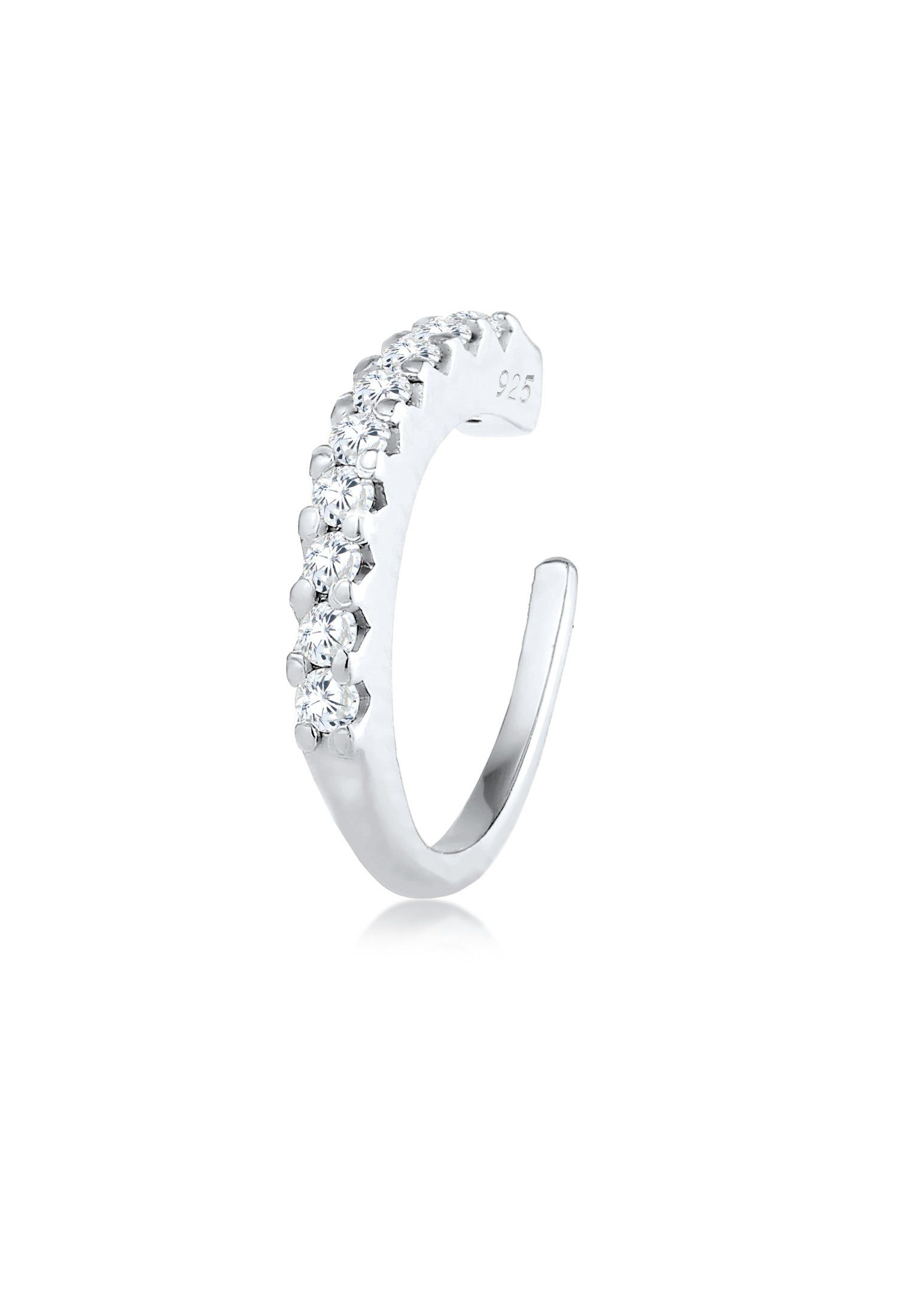 Elli Single-Ohrhaken Earcuff Zirkona Kristalle Trend günstig online kaufen