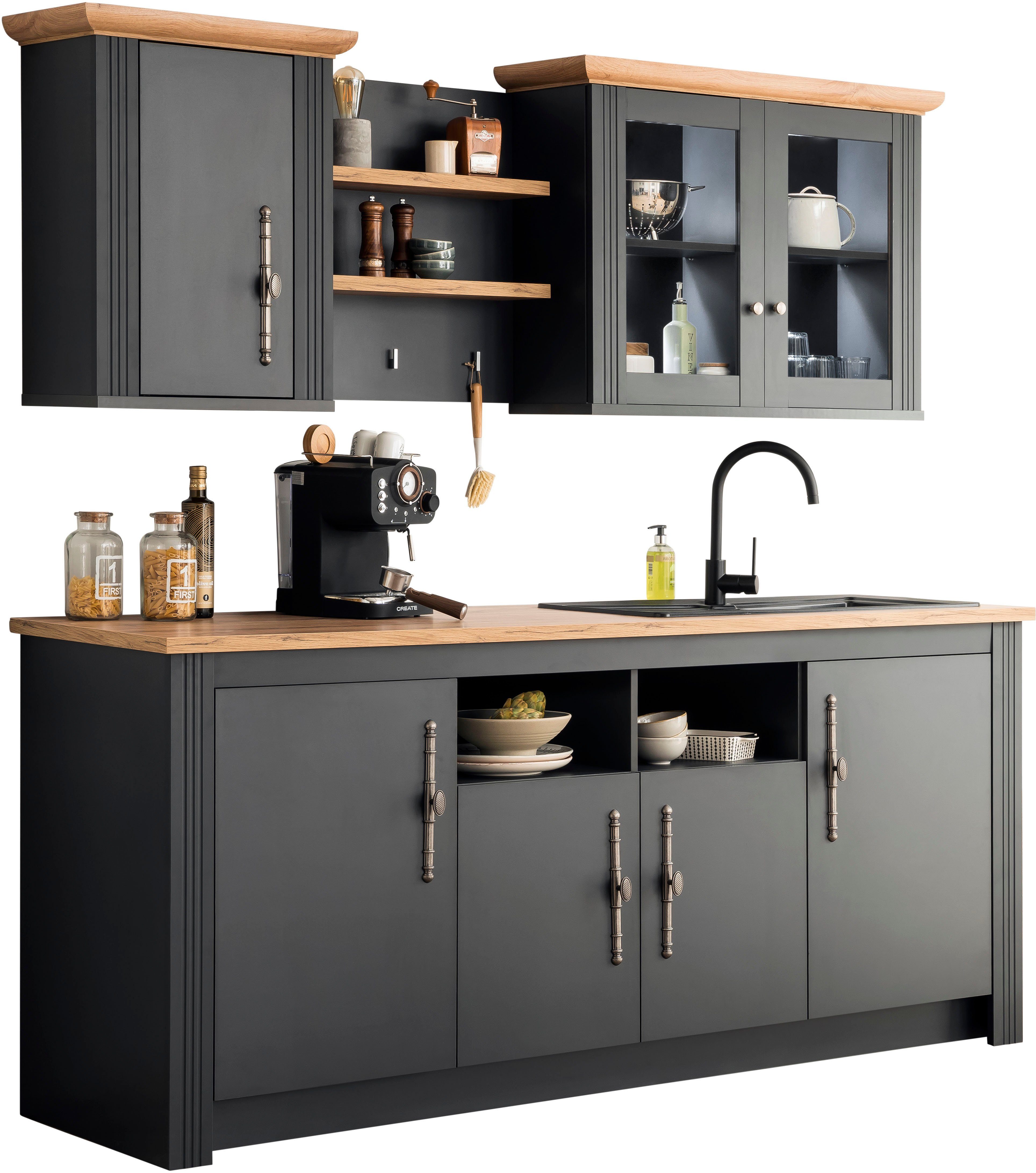 KOCHSTATION Küche KS-Westminster, Breite 204 cm, günstig online kaufen