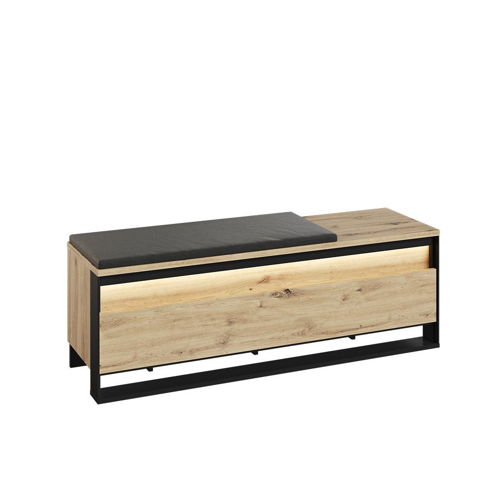 Compleo Sitzbank LIMA, Fußbank mit Stauraum, Modern design