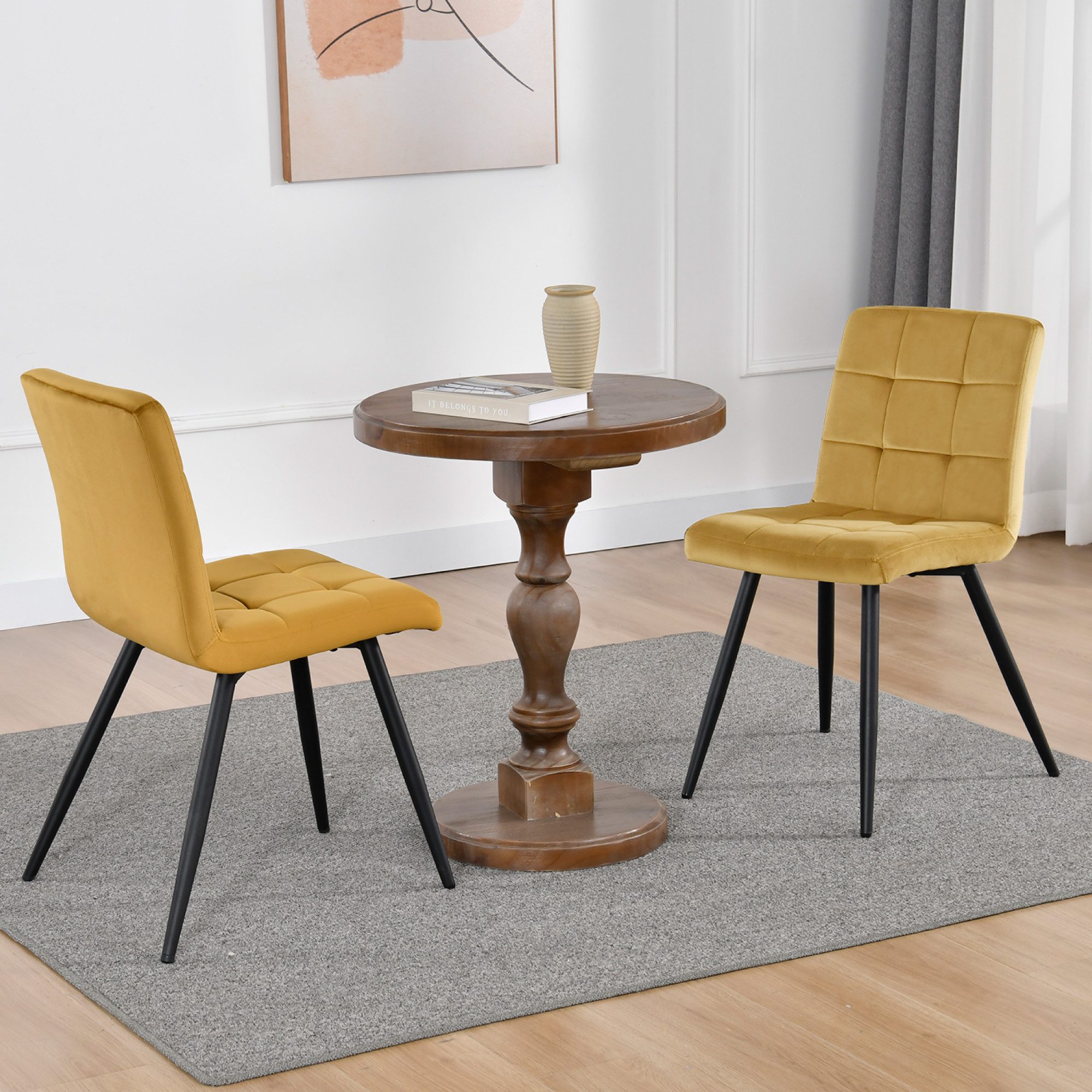 Duhome Esszimmerstuhl (8043-2), Küchenstuhl 2er Set, Wohnzimmerstuhl Polste günstig online kaufen