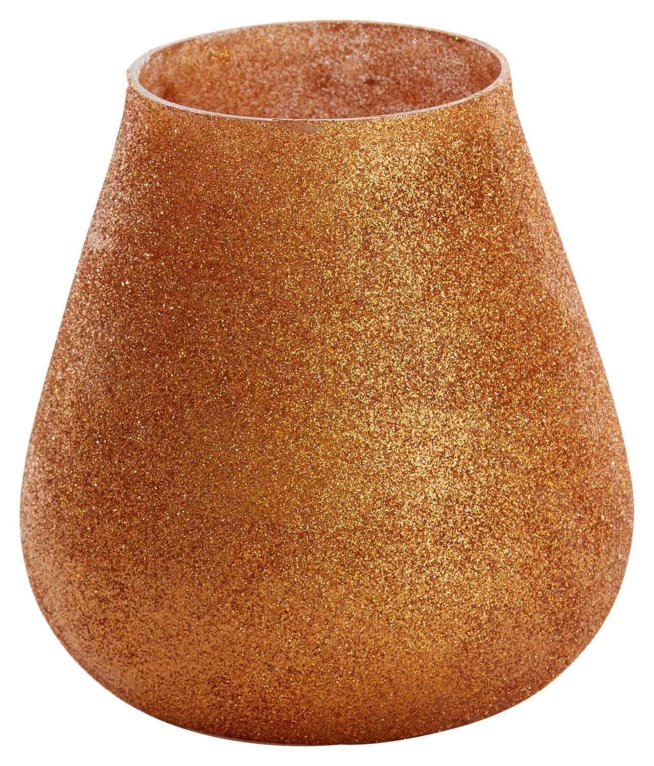 Light & Living Windlicht SILUWA, Orange, Ø 12 cm