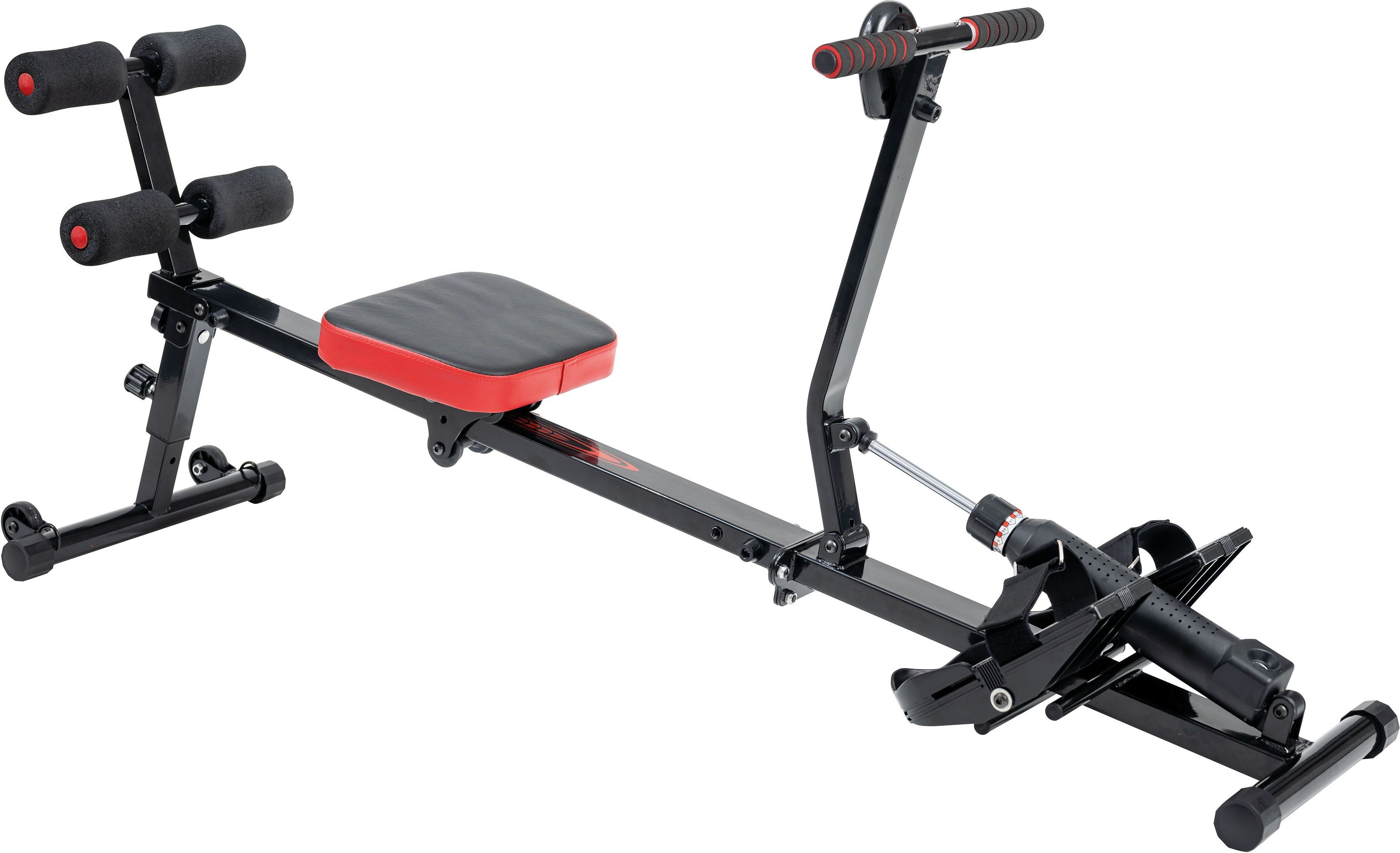 MediaShop Rudergerät KENDOX RowShaper, Rudermaschine, 12 Widerstandsstufen, platzsparend verstaubar