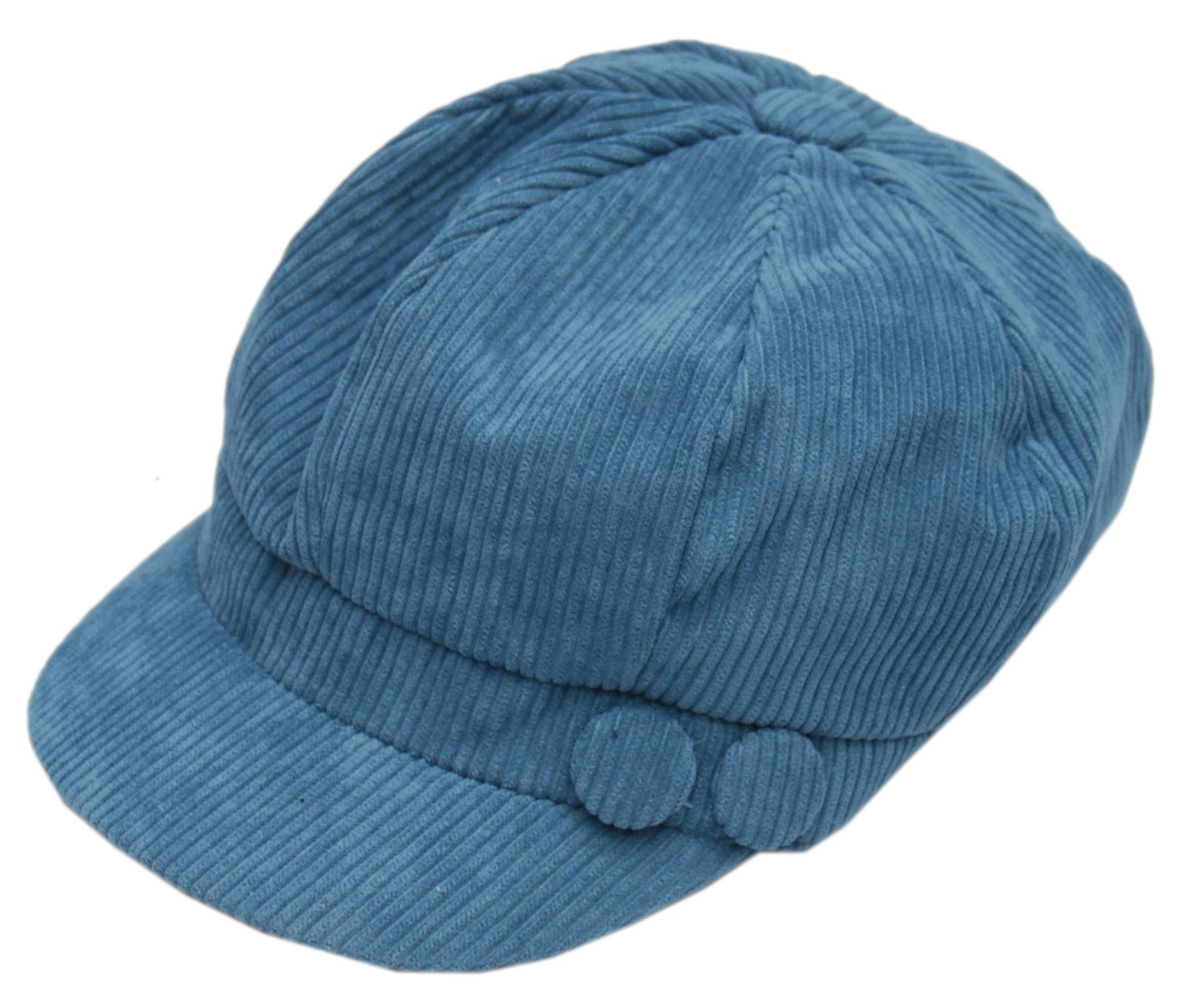 Cool4 Ballonmütze Damen Grobcord elegant Frühling Herbst Winter