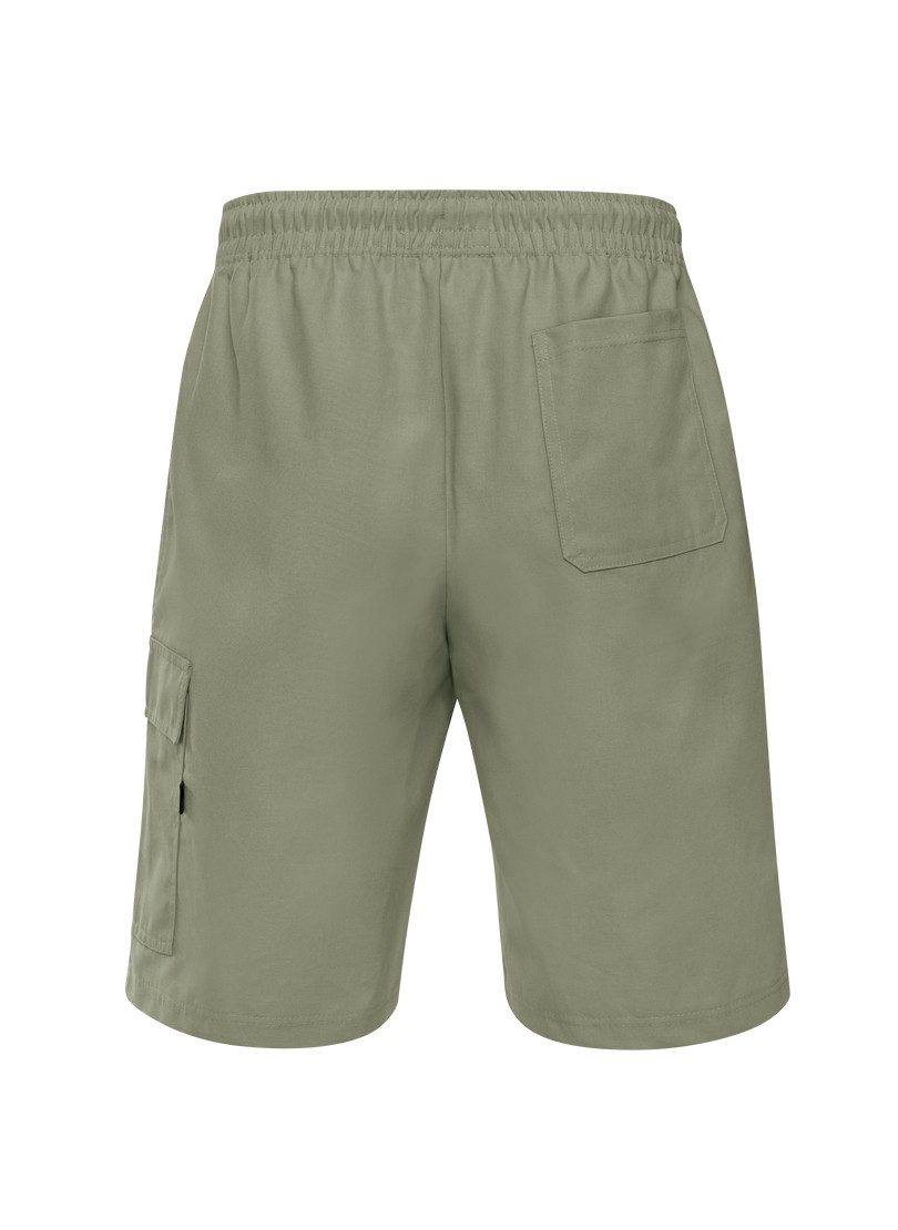 Trigema Jerseyhose TRIGEMA Cargo-Bermuda aus 100% Baumwolle (1-tlg)