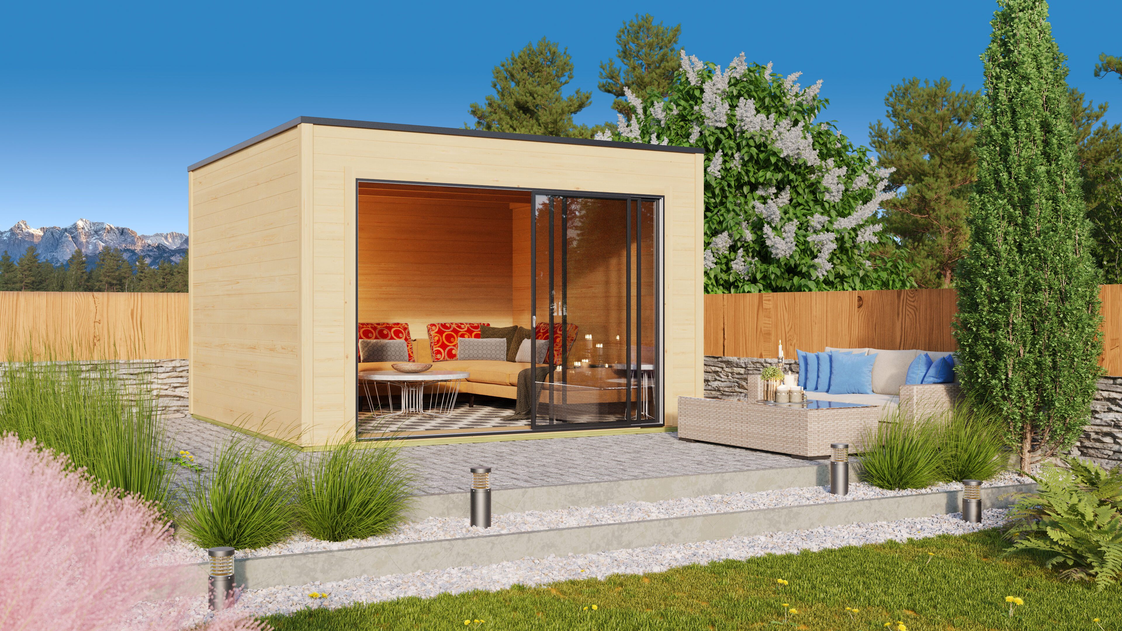 Gartenhaus Q-BIC Alu 44 A