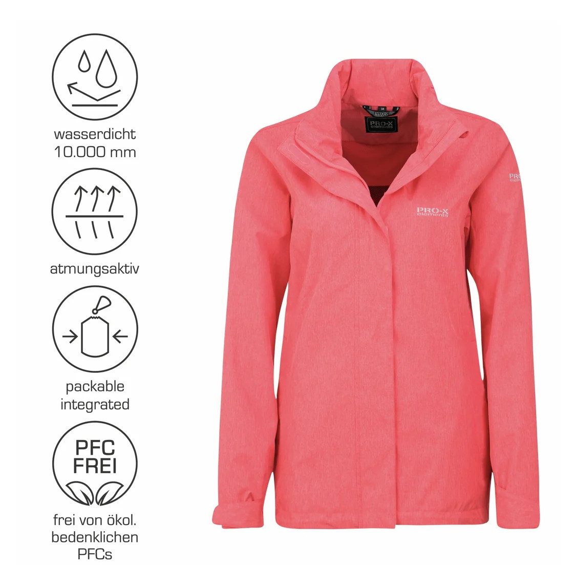 PRO-X ELEMENTS Trekkingjacke PXE Light Damenjacke Naomi