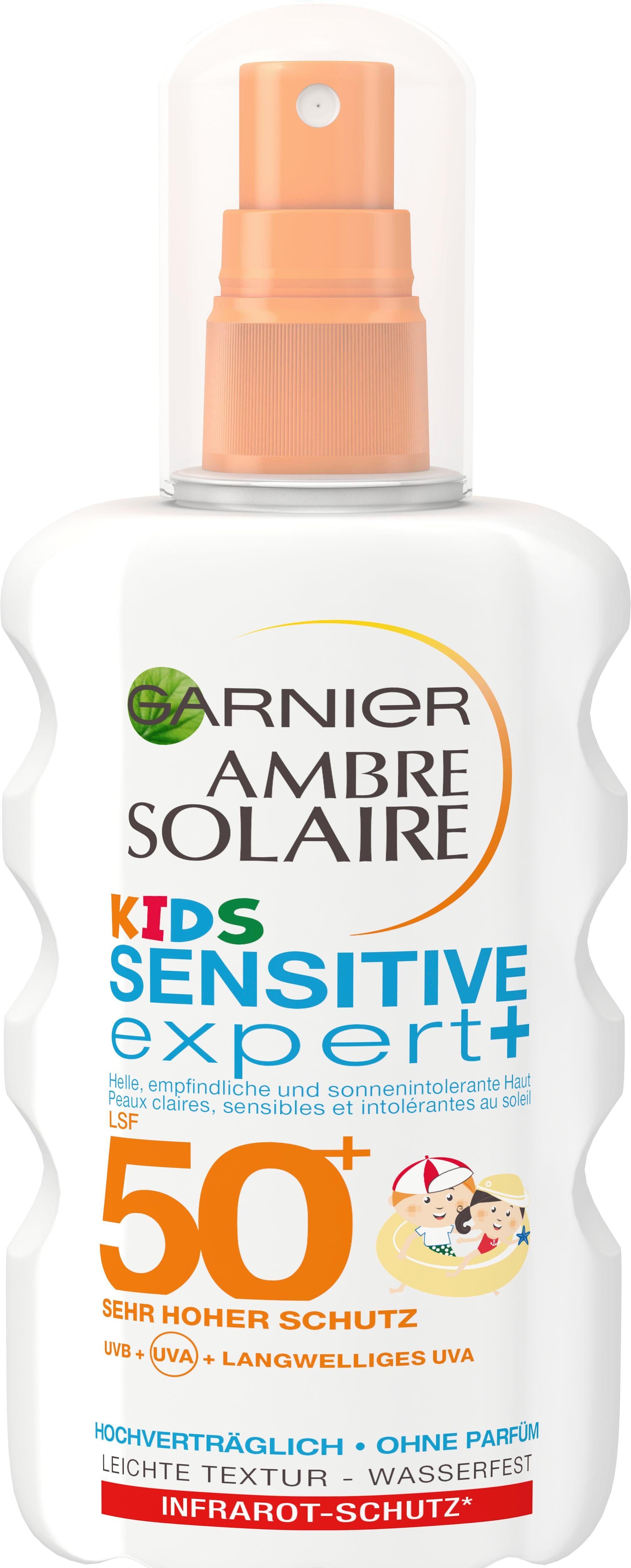 LSF 50+ GARNIER Ambre Expert Sensitive Sonnenschutzspray Kids Solaire