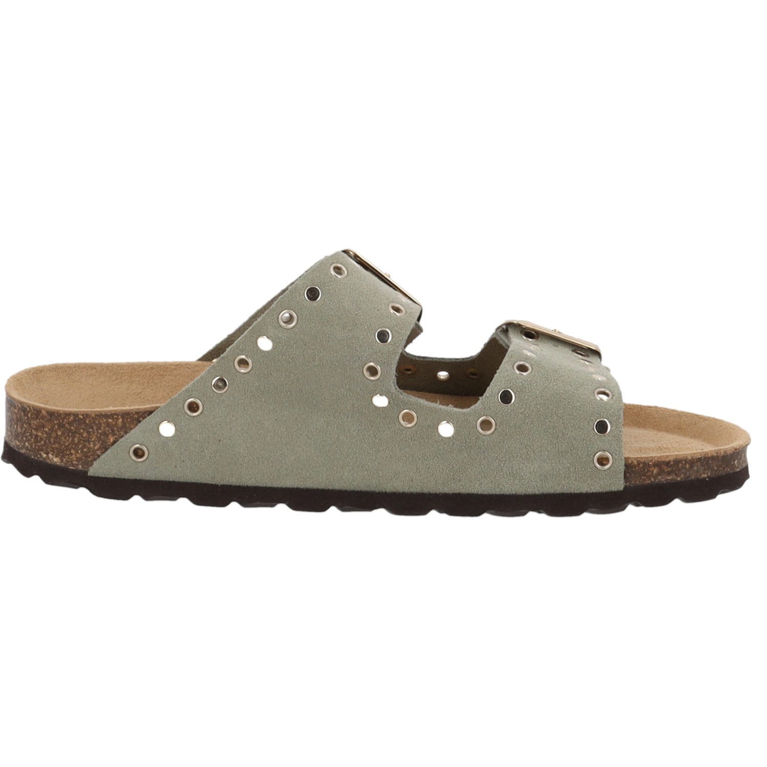 Palado Korfu Bistud Suede Premium Leather Pantolette