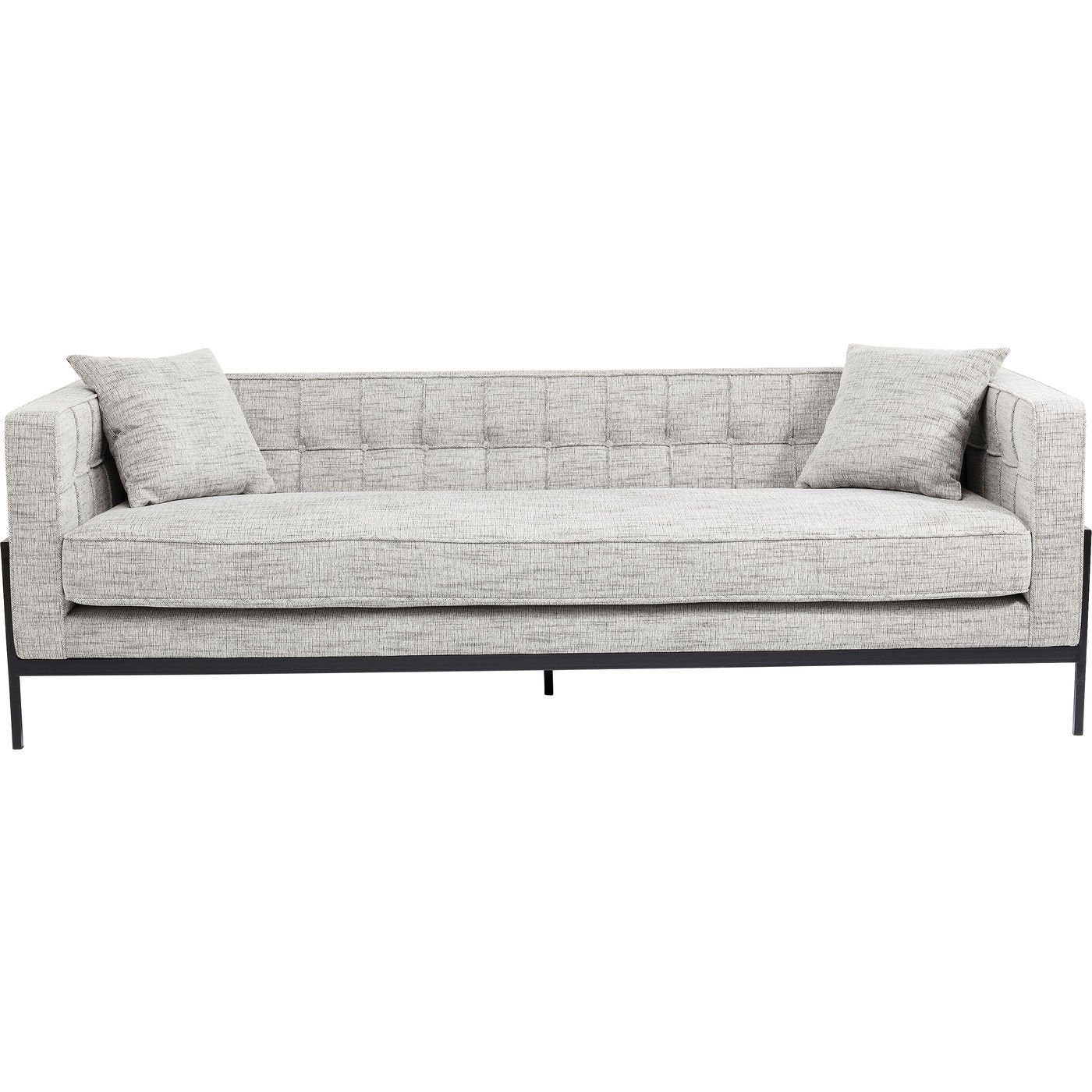 KARE Sofa »Loft«, Schickes Dreisitzer Sofa mit vielen aufwändigen