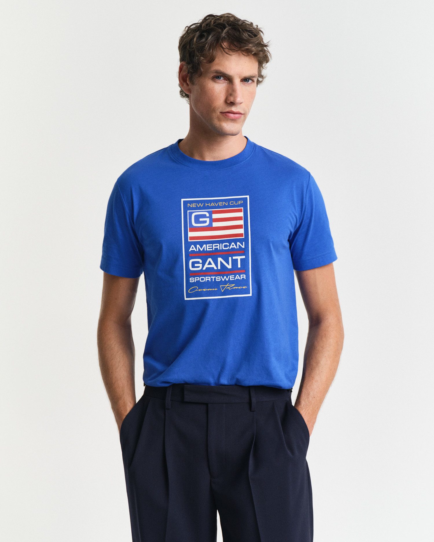 Gant Rundhalsshirt GRAPHIC SS T-SHIRT mit günstig online kaufen