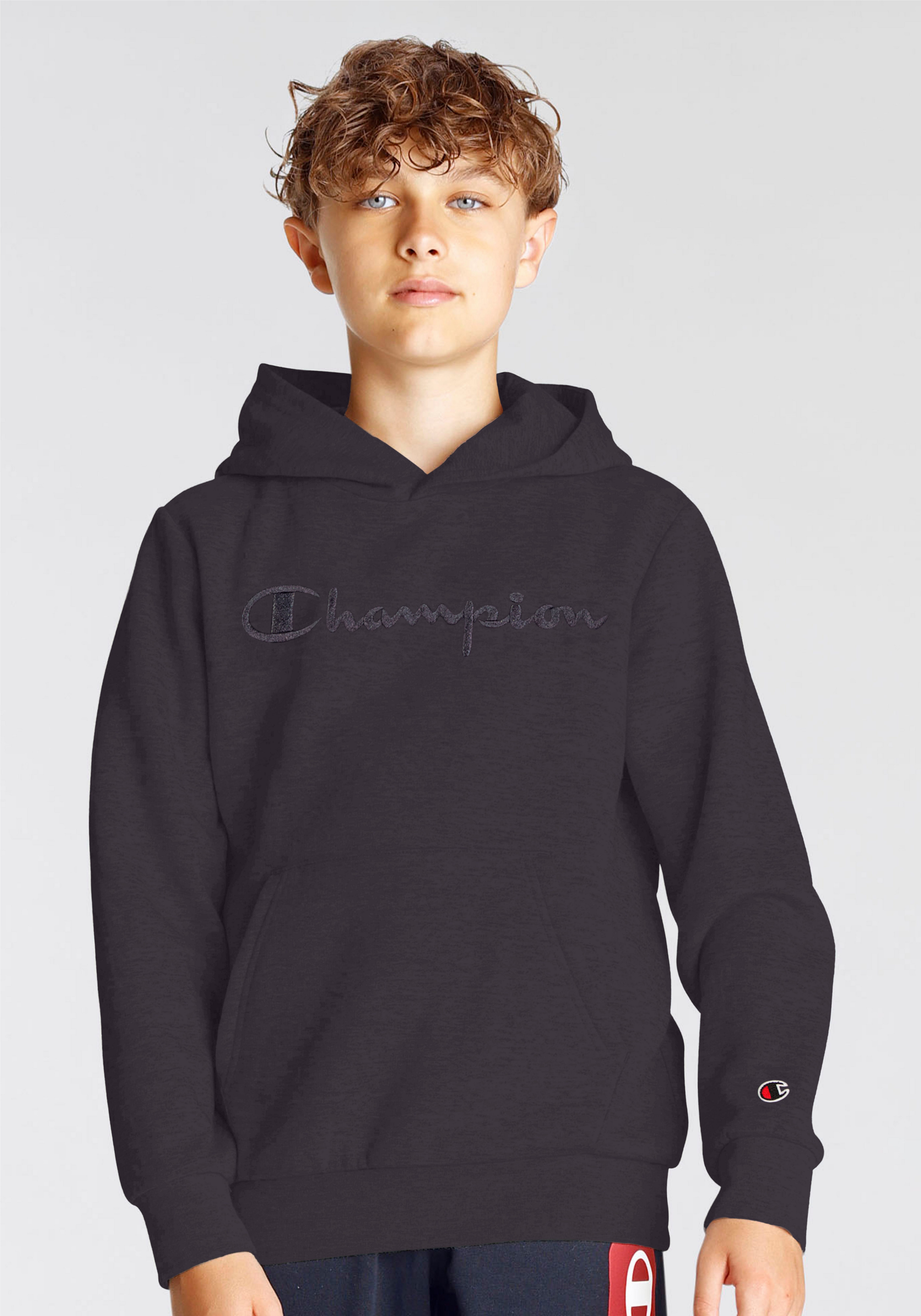 Champion Kapuzensweatshirt ICONS Hoodie Large Tonal Logo für Kinder