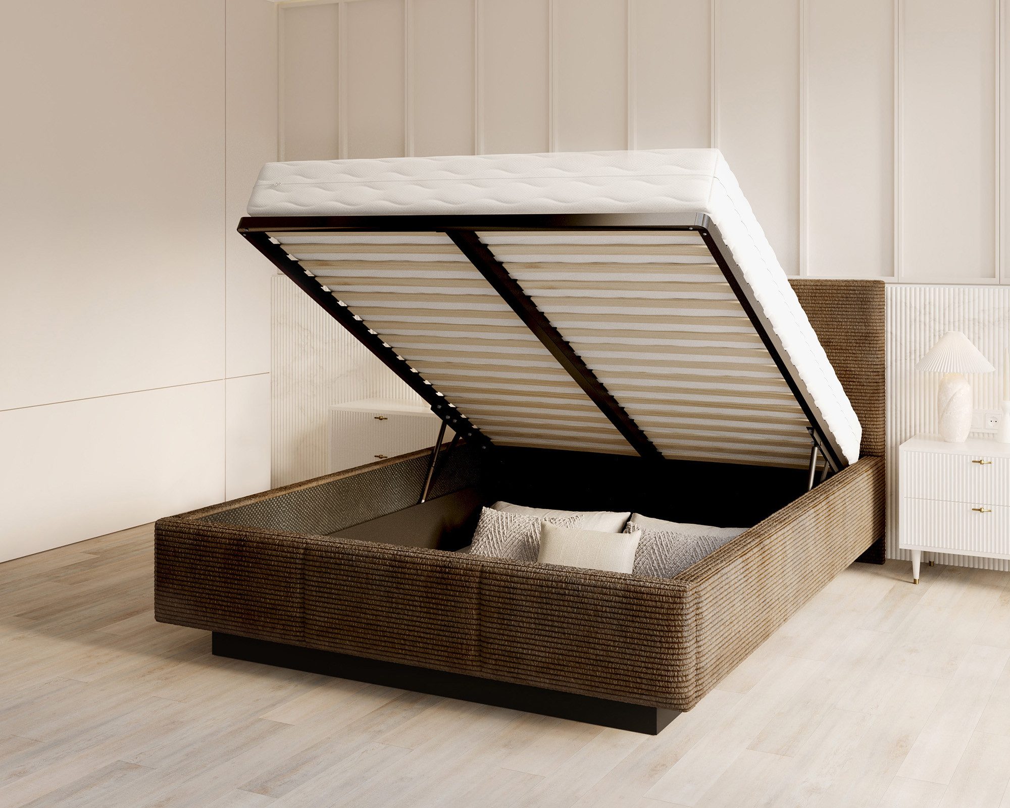 FDM Polsterbett 90x200, 120x200, 140x200, 160x200, günstig online kaufen