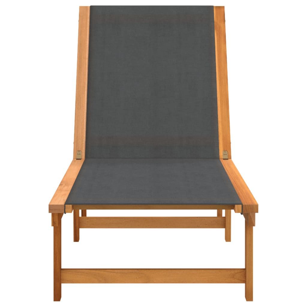 vidaXL Gartenliege Sonnenliegen 2 Stk. Schwarz günstig online kaufen