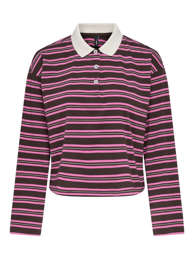 ONLY Strickpullover ONLKARI L/S POLO TOP JRS