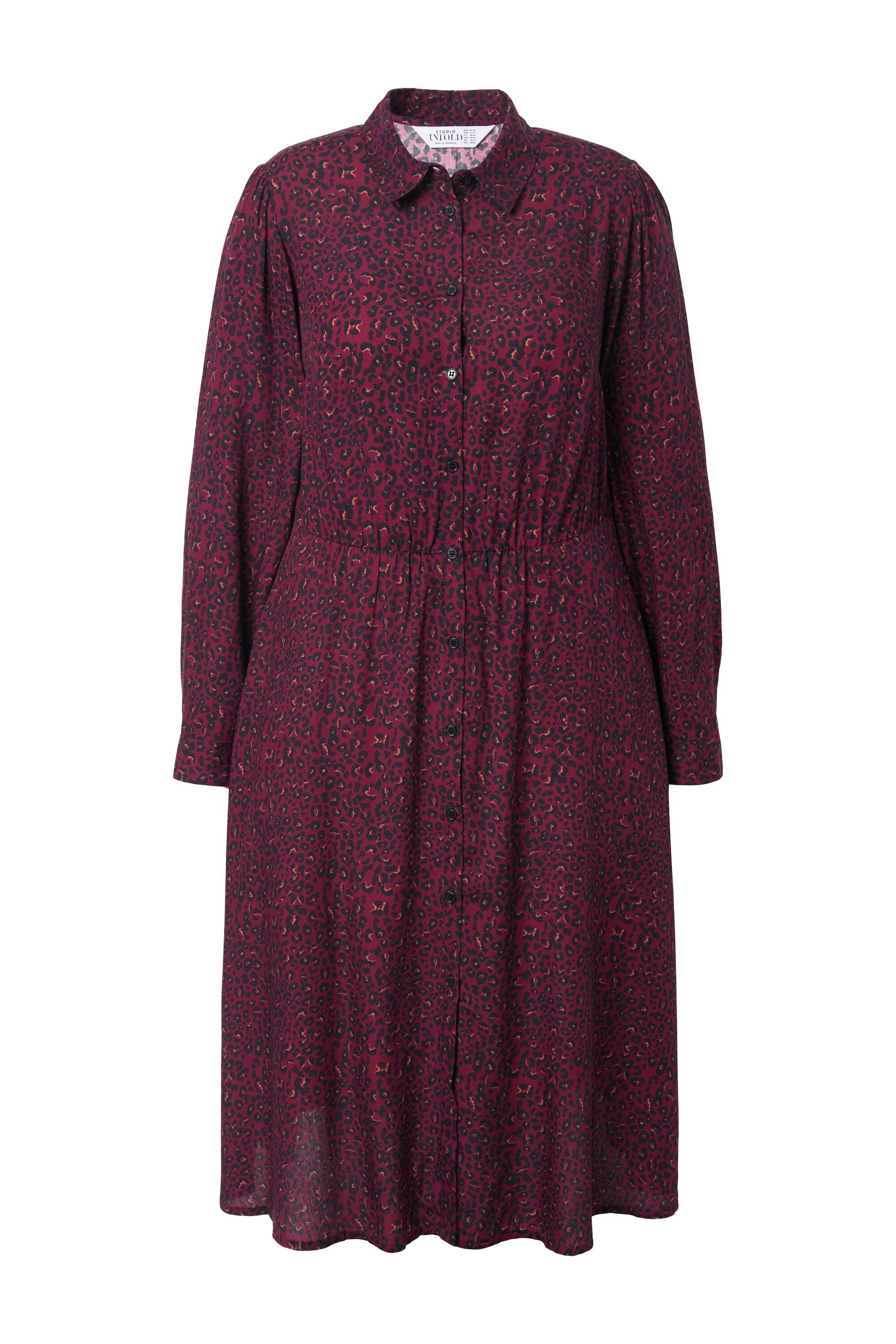 Studio Untold Jerseykleid Maxikleid Leo Knopfleiste günstig online kaufen