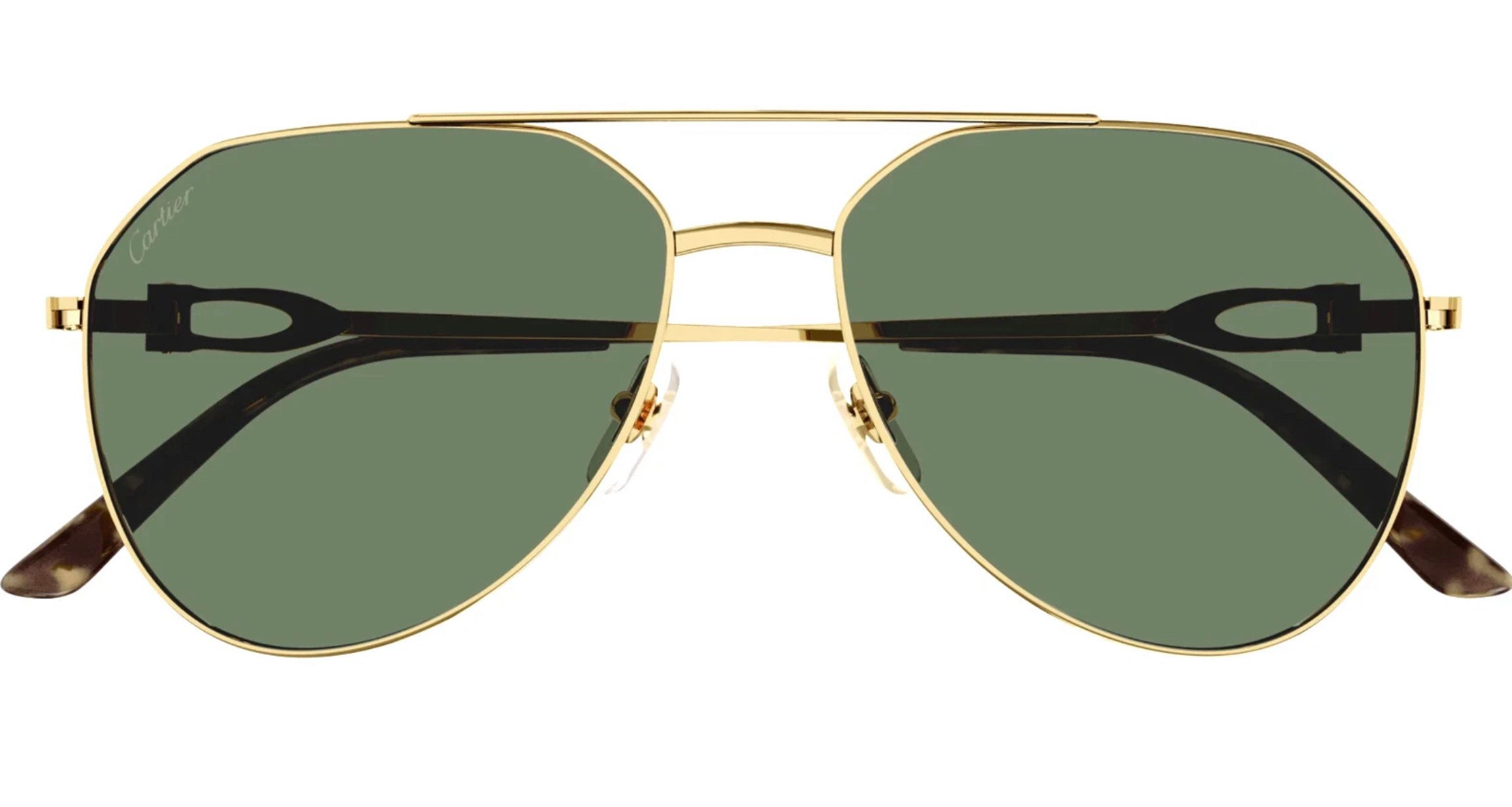 Cartier Sonnenbrille Signature C de Cartier Polarisierte Eleganz im Pilotenstil Polarisierte Gläser 100 % UV-Schutz, entspiegelt, blendfrei