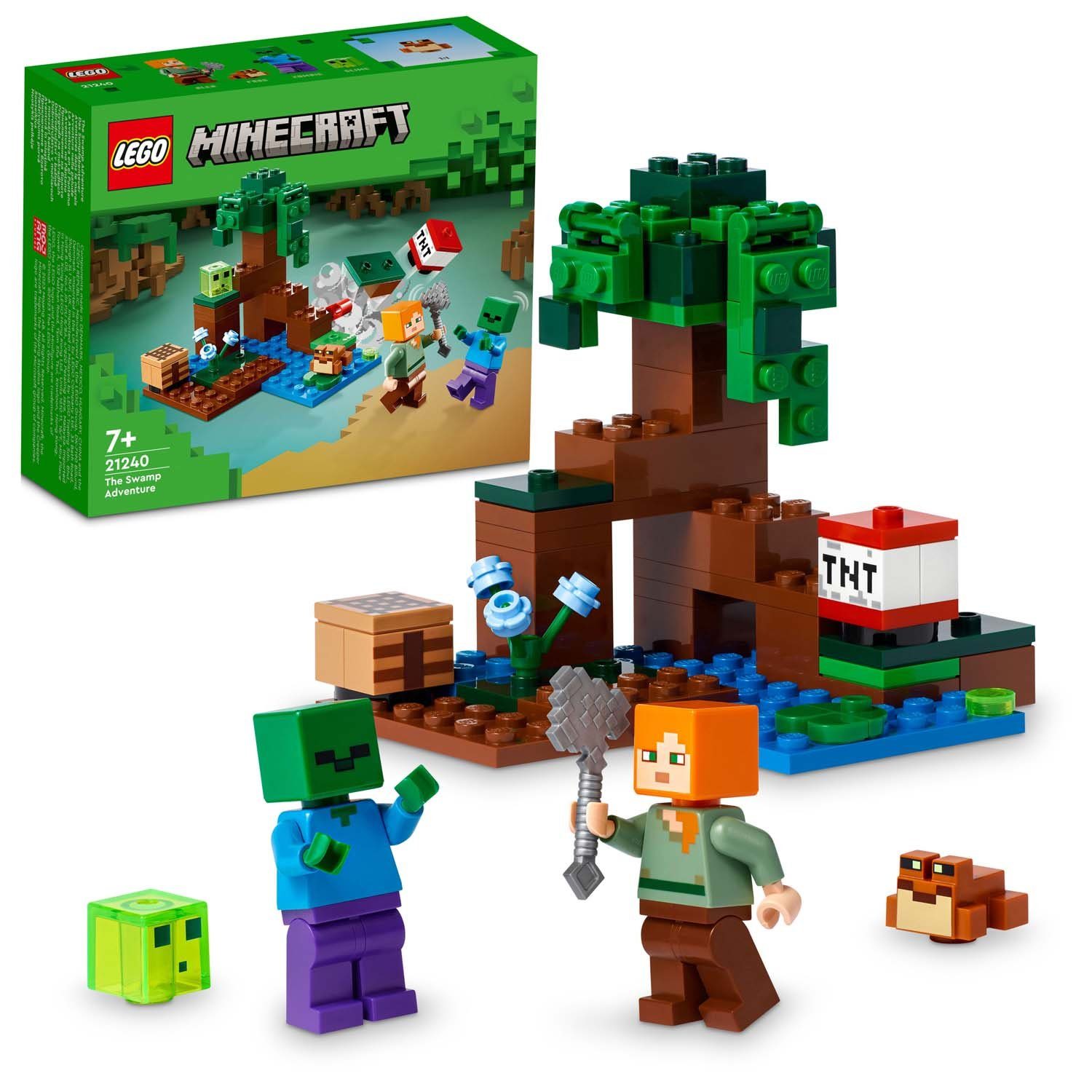 LEGO® LEGO® 21240 Minecraft - Das Sumpfabenteuer Konstruktions-Spielset günstig online kaufen