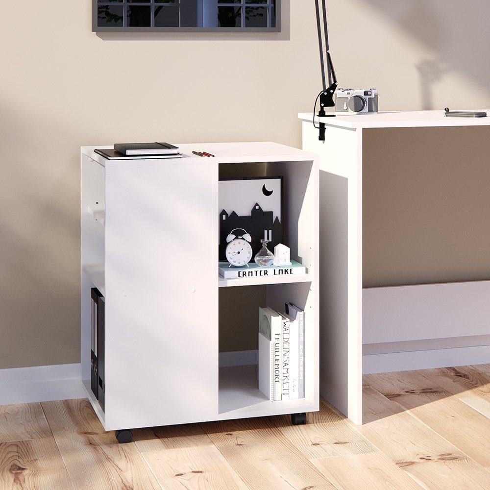 Vicco Rollcontainer, Weiß, 59 x 53 cm günstig online kaufen