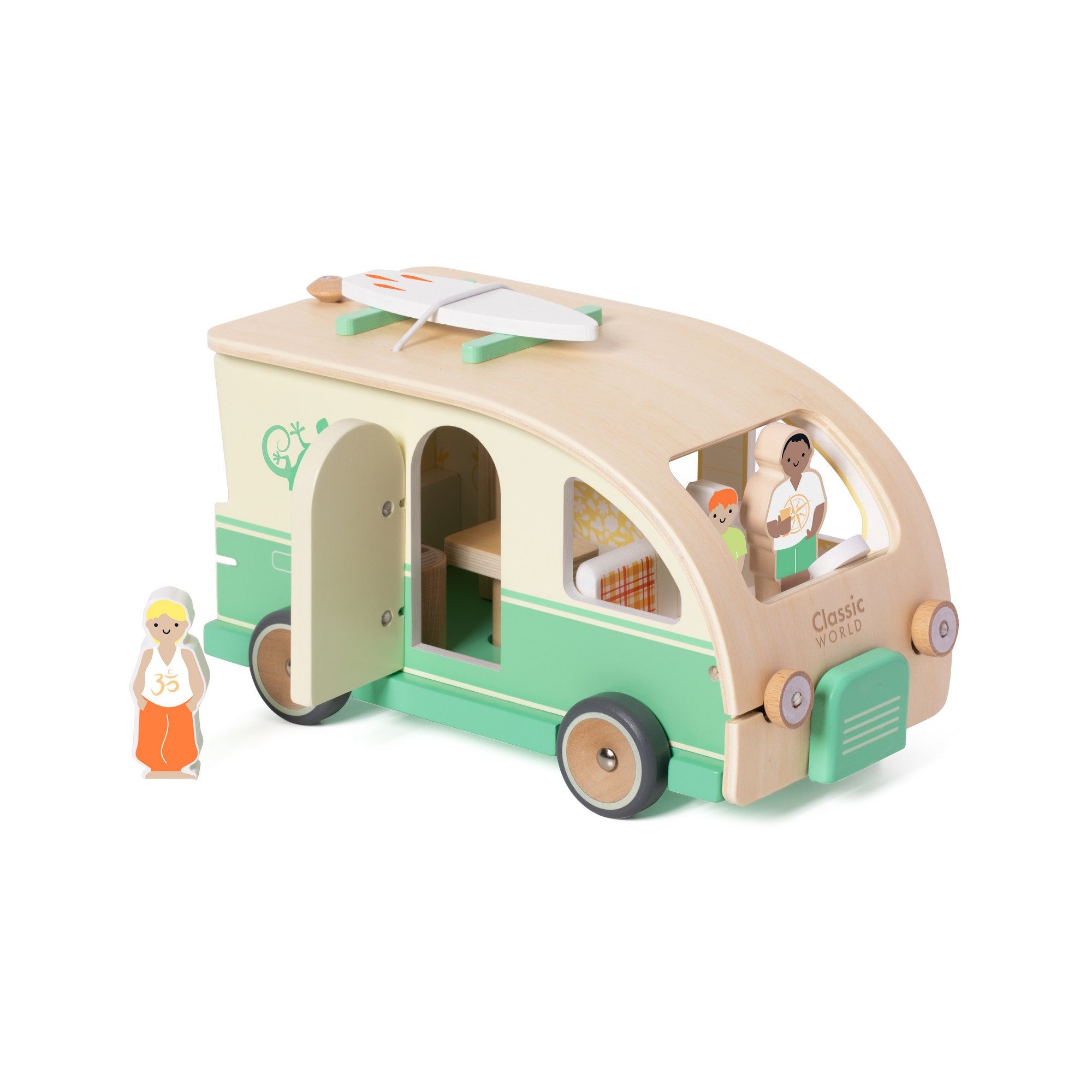 Classic World Spielzeug-Bus Classic World - Wohnmobil - 24,8x14x14,8cm - ab 18 Monaten