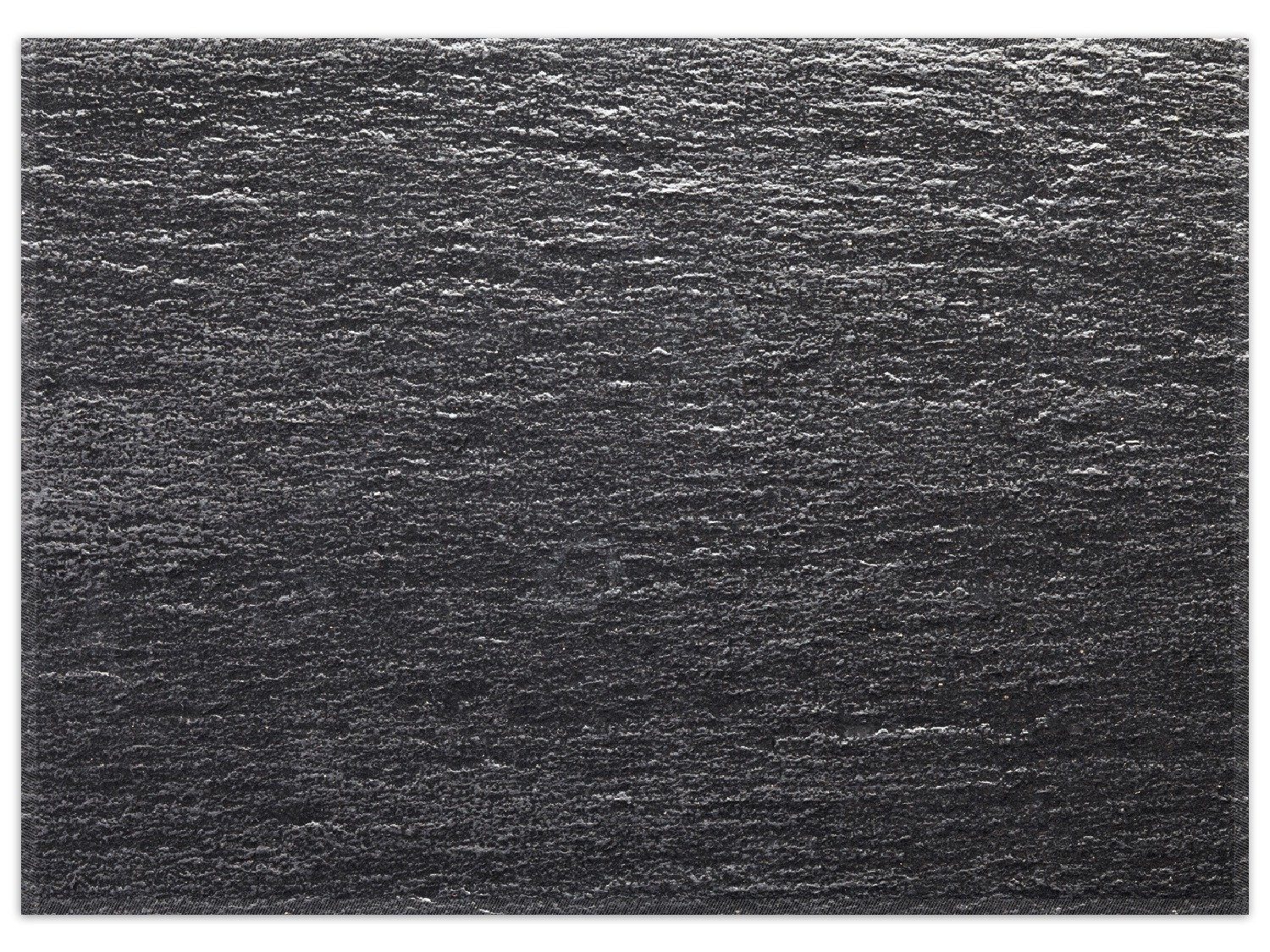 Wallario Teppich Muster schwarz-weiße Steintafel Optik, rechteckig, rutschfest