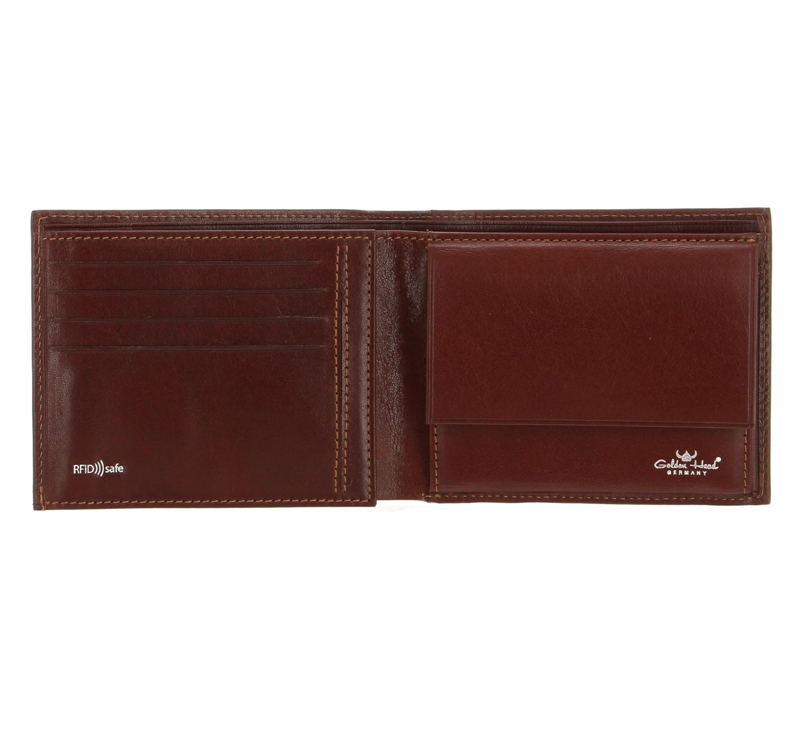 Golden Head Geldbörse Billfold Coin Wallet, aus echtem Rindsleder mit RFID- günstig online kaufen