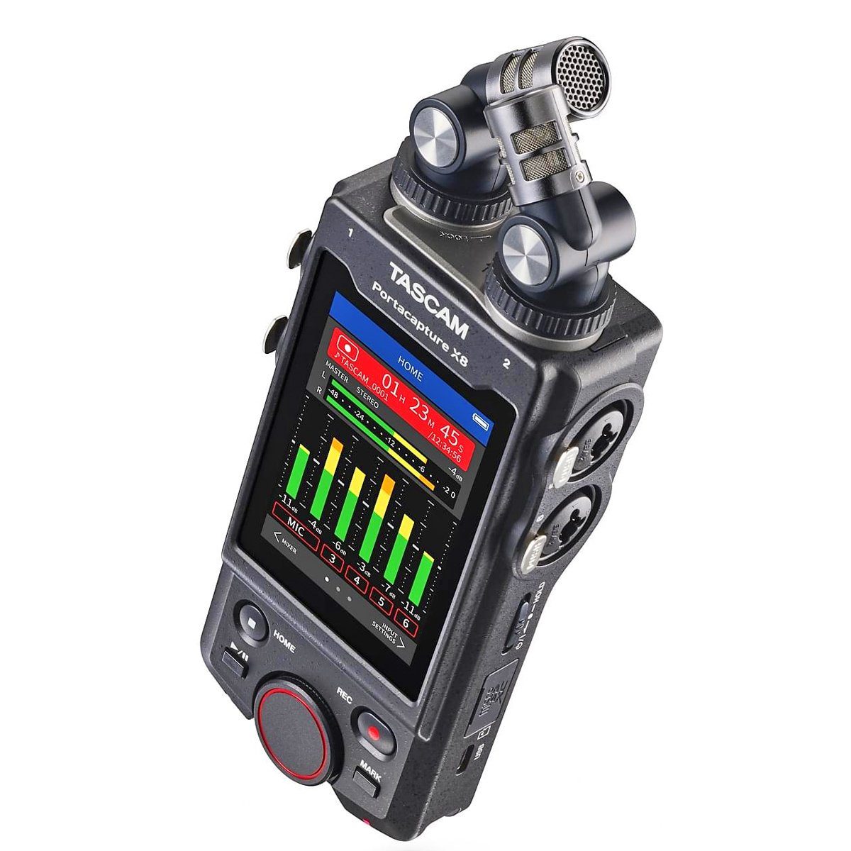 Tascam Tascam Portacapture X8 Audio-Recorder mit Windschutz Digitales Aufnahmegerät (Recorder)