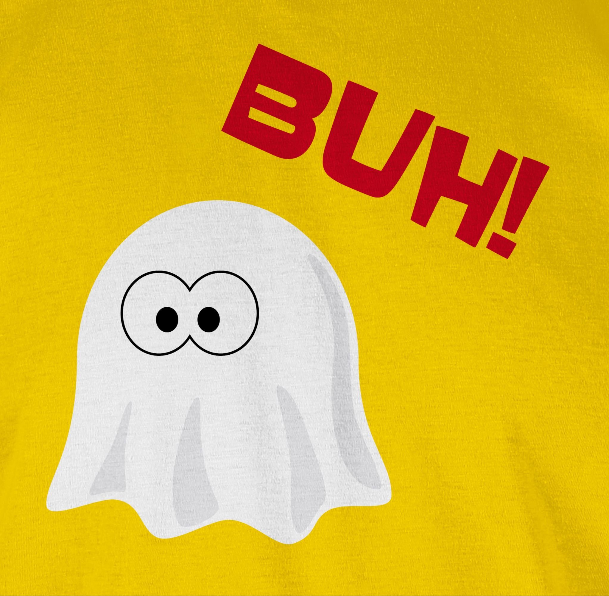 3 Ghost T-Shirt - Shirtracer Herren Gespenst Halloween Kleiner Buh Kostüme Gelb Geist