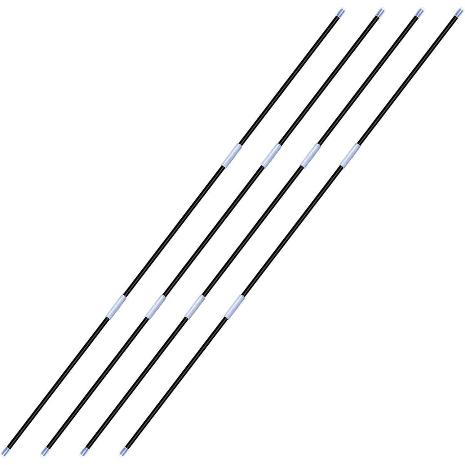 LuxusKollektion Geschenkpapier Faserstäbe 8,5 mm 102 cm Geschenkpapier 4 Stück Faserstäbe