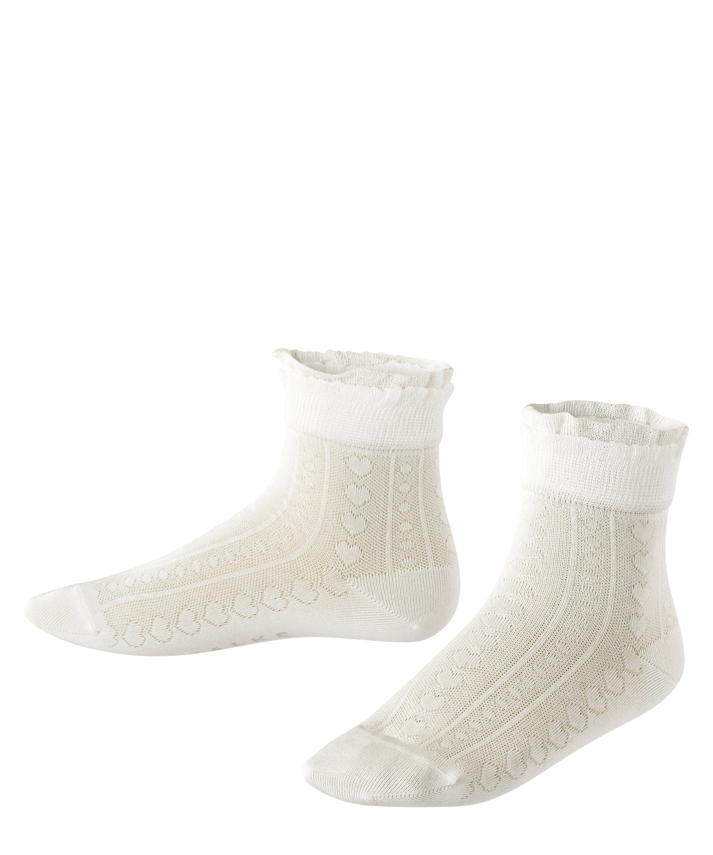 FALKE Socken FALKE Romantic Net Kinder (1-Paar) mit verstärkten Belastungszonen