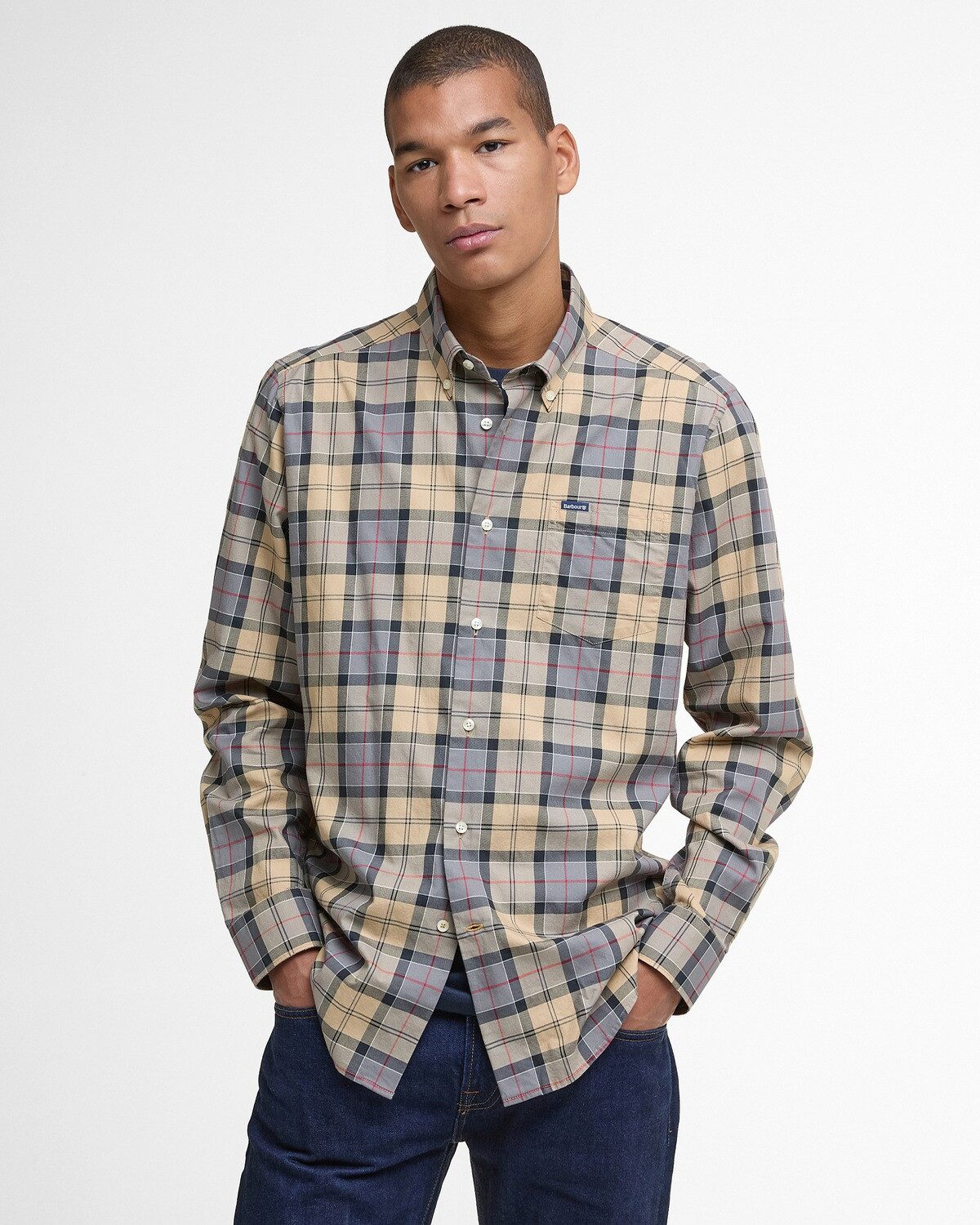 Barbour Flanellhemd Karohemd Wetherham