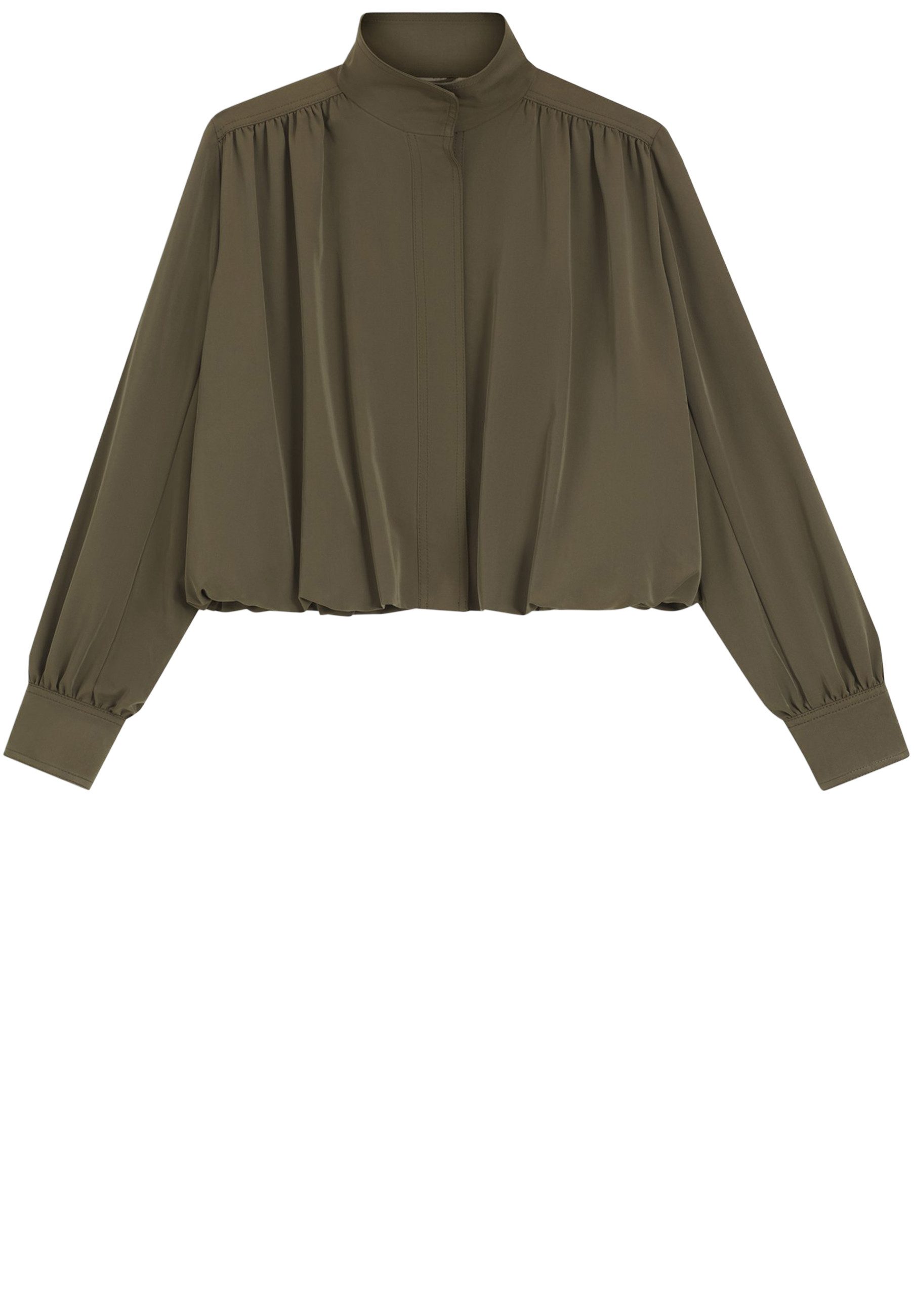 BOSS ORANGE Blouson Jolea mit Ballonsaum (1-St)