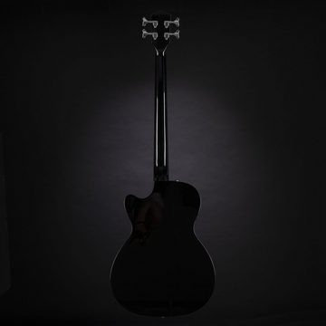 Fender Akustik-Bass, Akustik-Bässe, 4-Saiter Akustik-Bässe, CB-60SCE Black - Akustikbass
