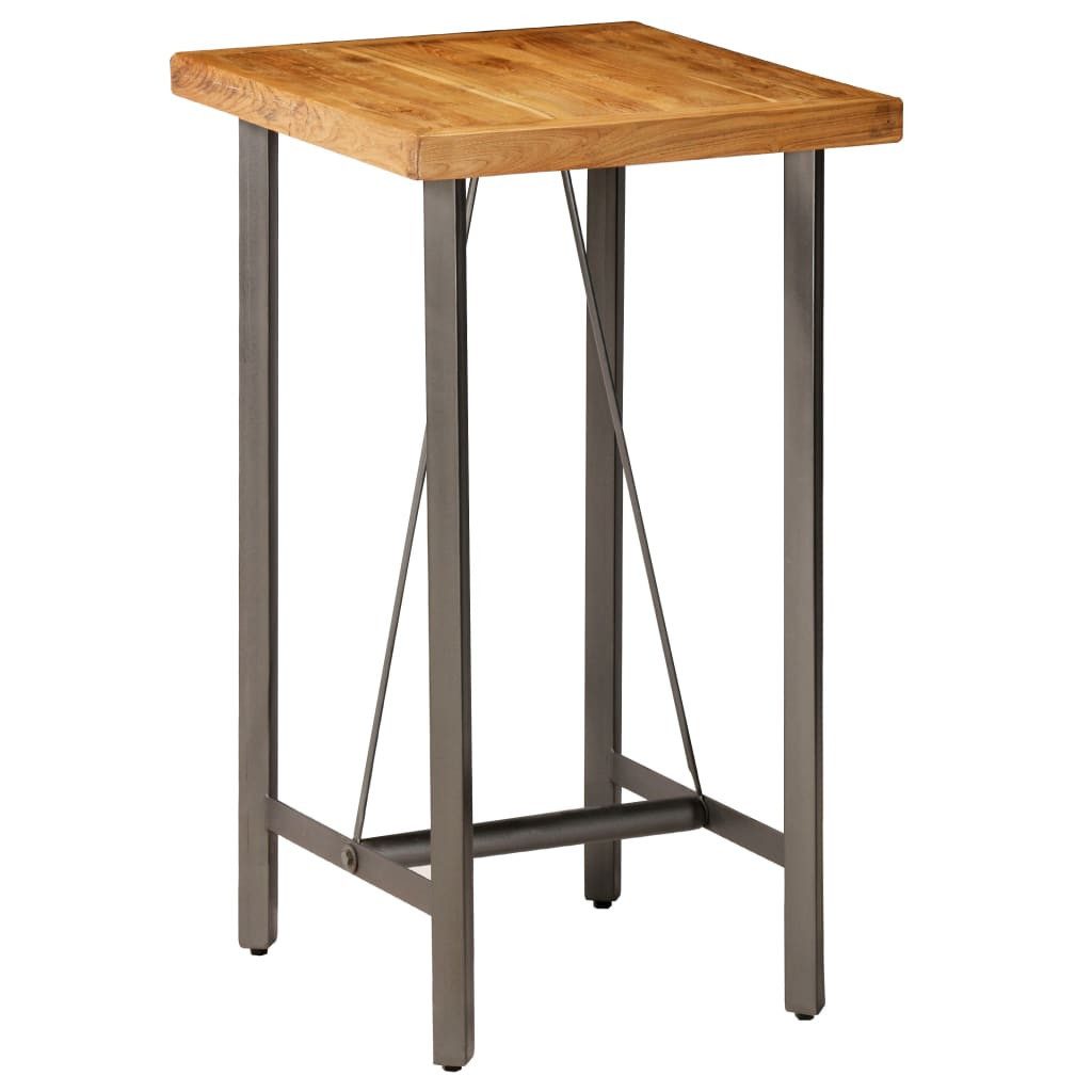 vidaXL Esstisch Bartisch Recyceltes Massivholz 60x60x107 cm (1-St)