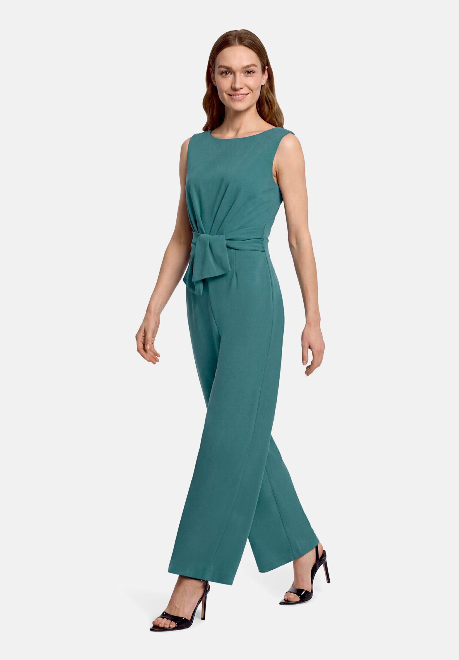 Vera Mont Overall Damen mit weitem Bein (1-tlg) Bunddetail