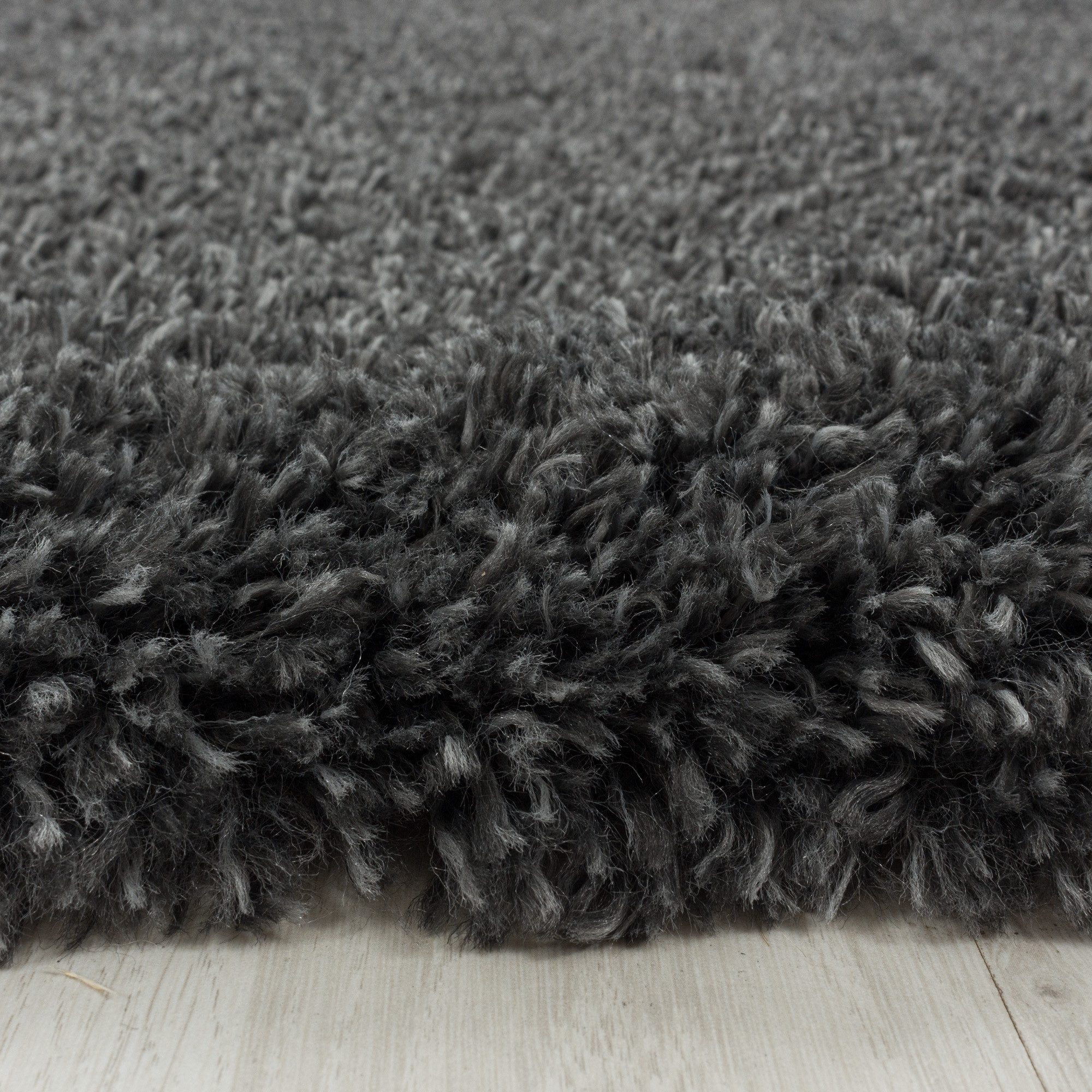 Carpettex Hochflor-Teppich Unicolor - Einfarbig, Rund, Höhe: 30 mm, Teppich günstig online kaufen