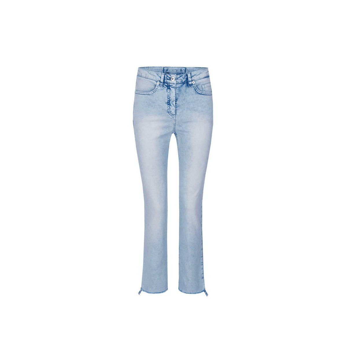 MARC AUREL 5-Pocket-Jeans blau (1-tlg)