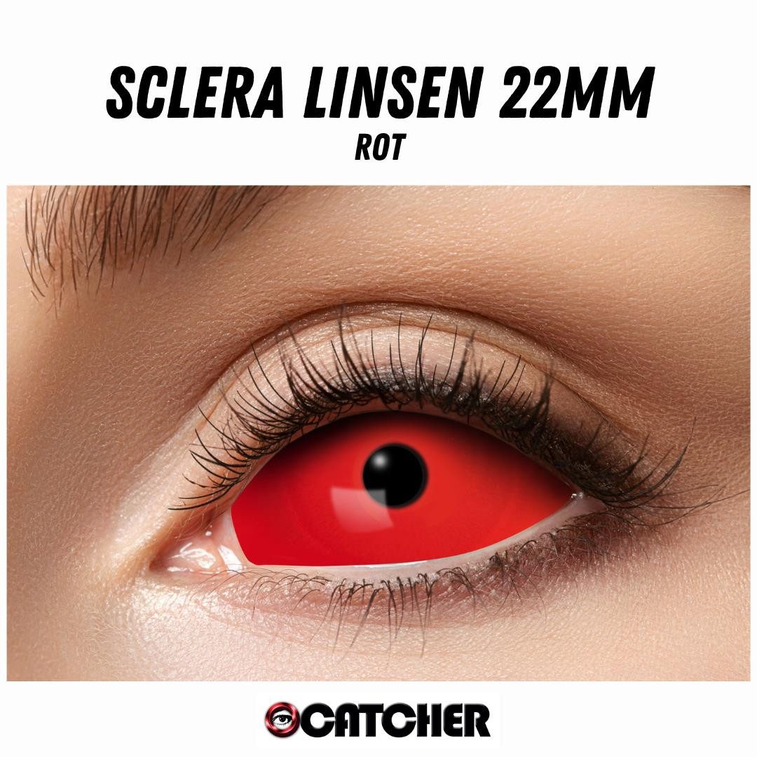 Farblinsen Farbige Sclera Kontaktlinsen verschiedene Farben 22mm