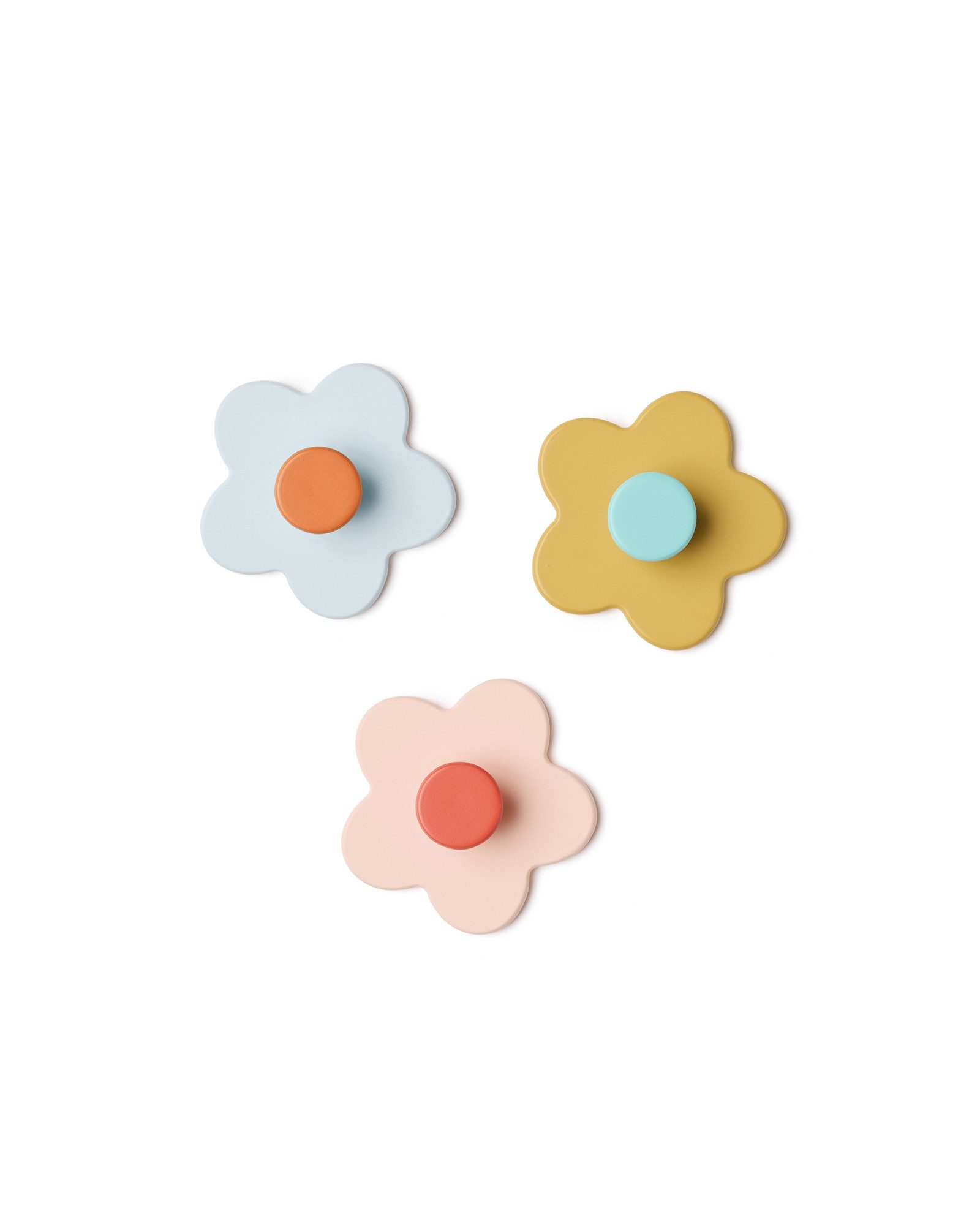 Kids Concept Kleiderhaken Hakenset 3er-Pack Blume günstig online kaufen